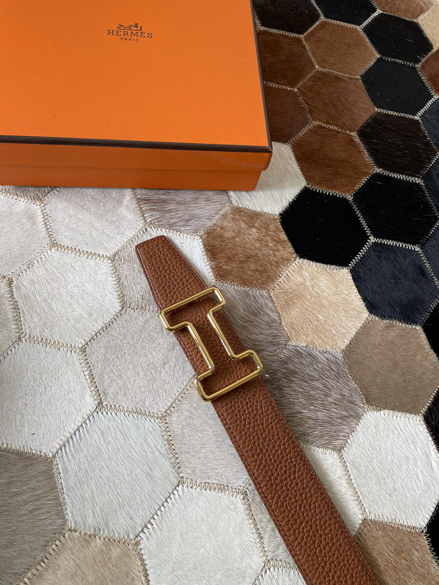 Hermès Male Leather Belt S-m-l