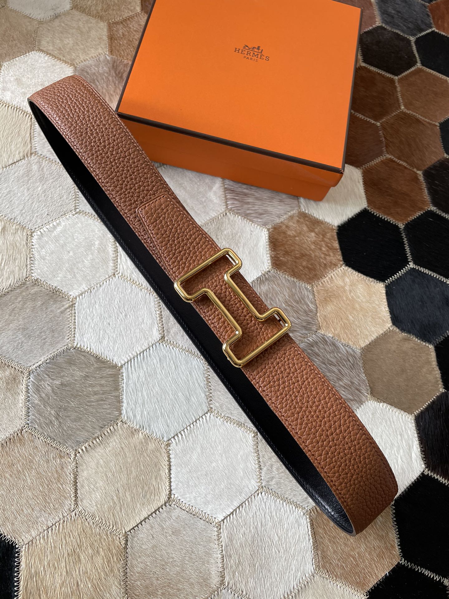 Hermès Male Leather Belt S-m-l