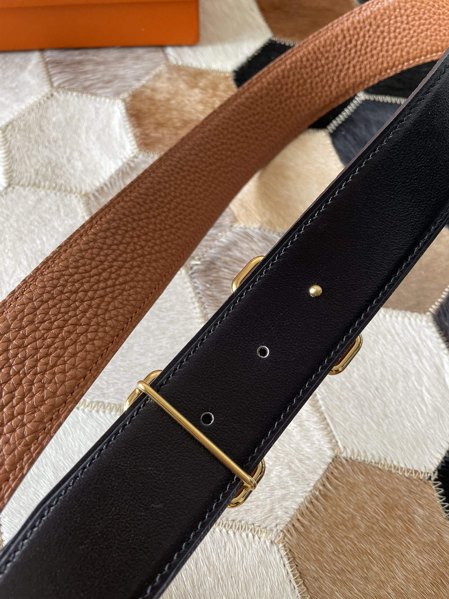 Hermès Male Leather Belt S-m-l
