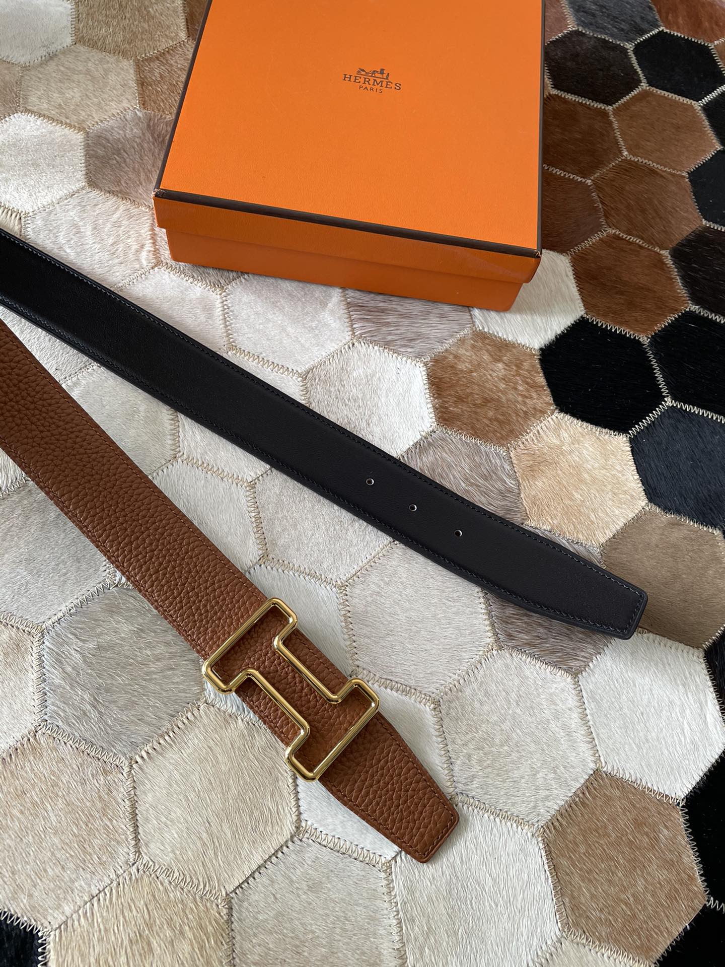 Hermès Male Leather Belt S-m-l