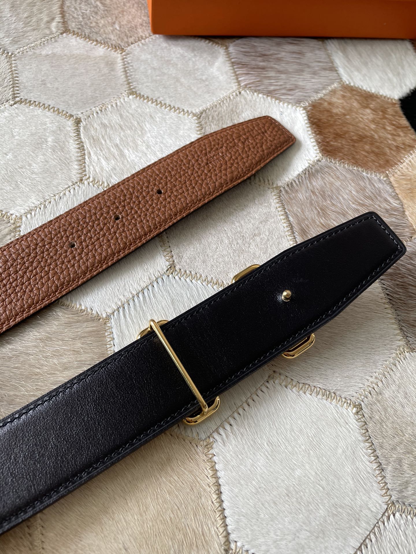 Hermès Male Leather Belt S-m-l