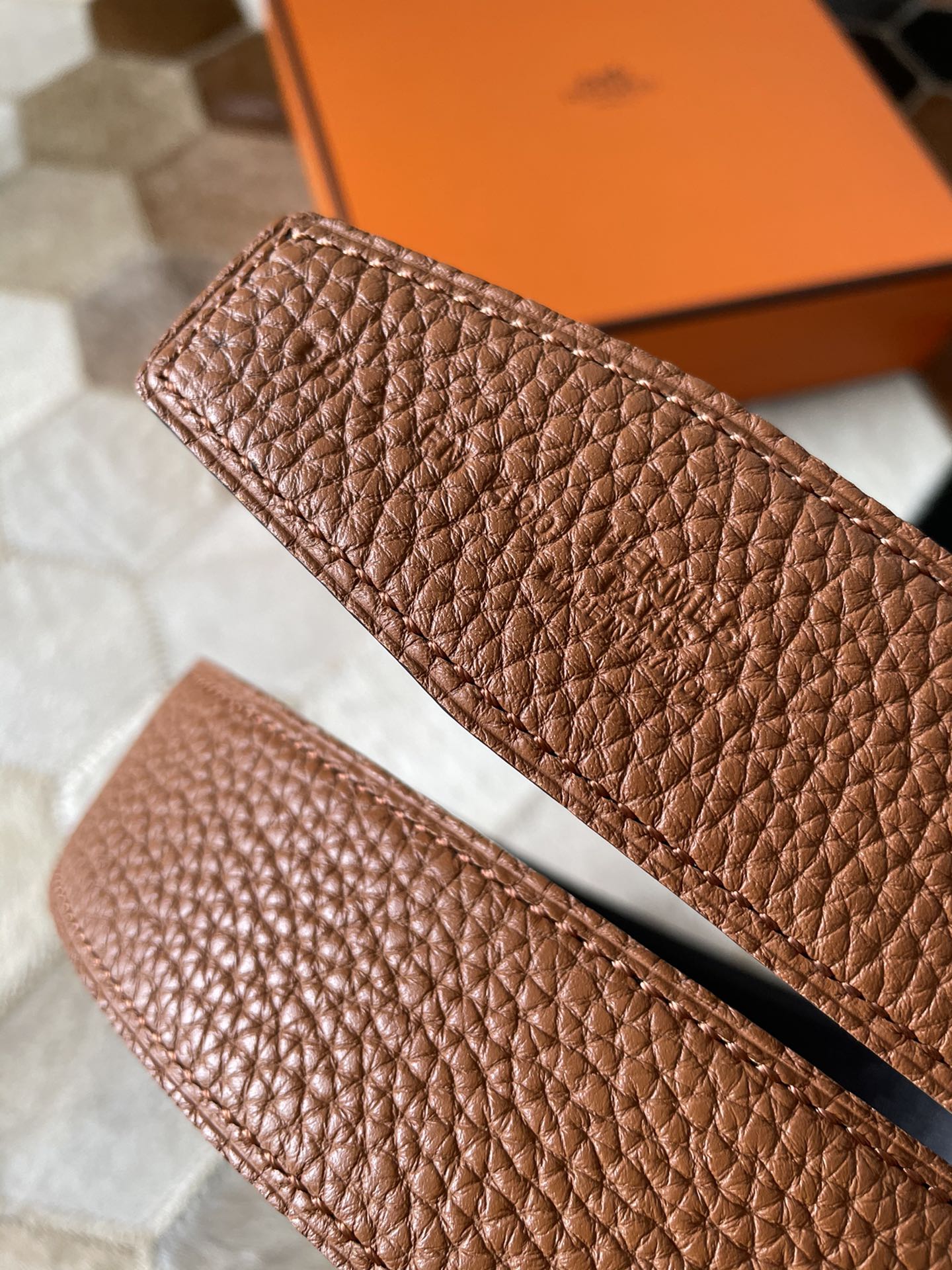 Hermès Male Leather Belt S-m-l