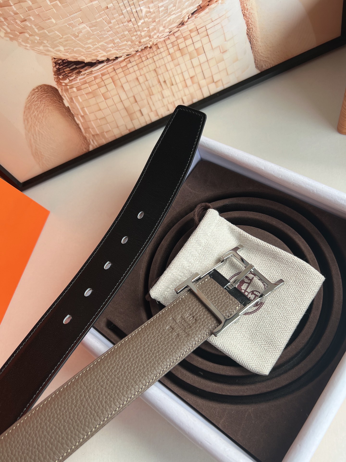 Hermès Basic Belt Cow Leather S-m
