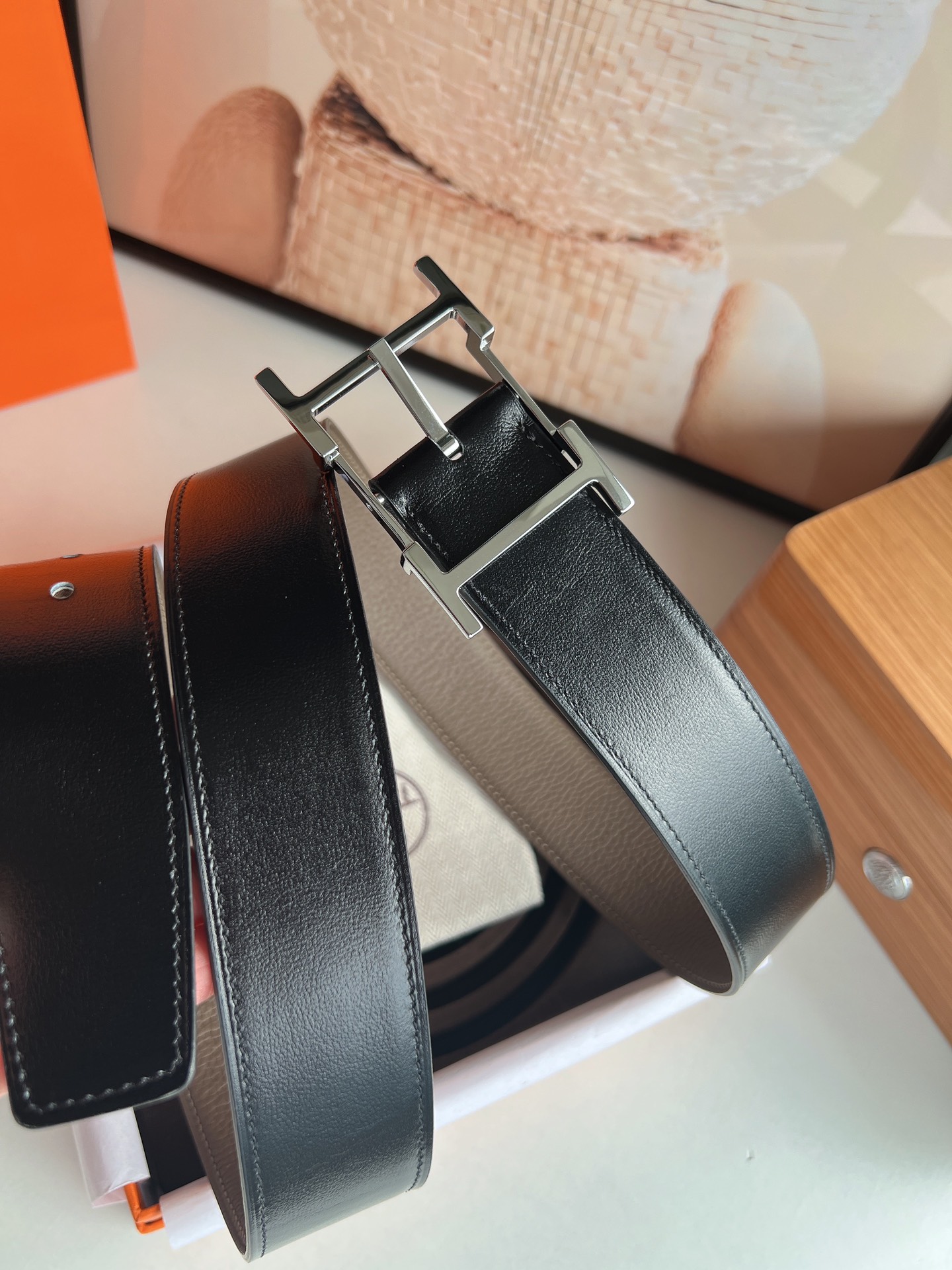 Hermès Basic Belt Cow Leather S-m