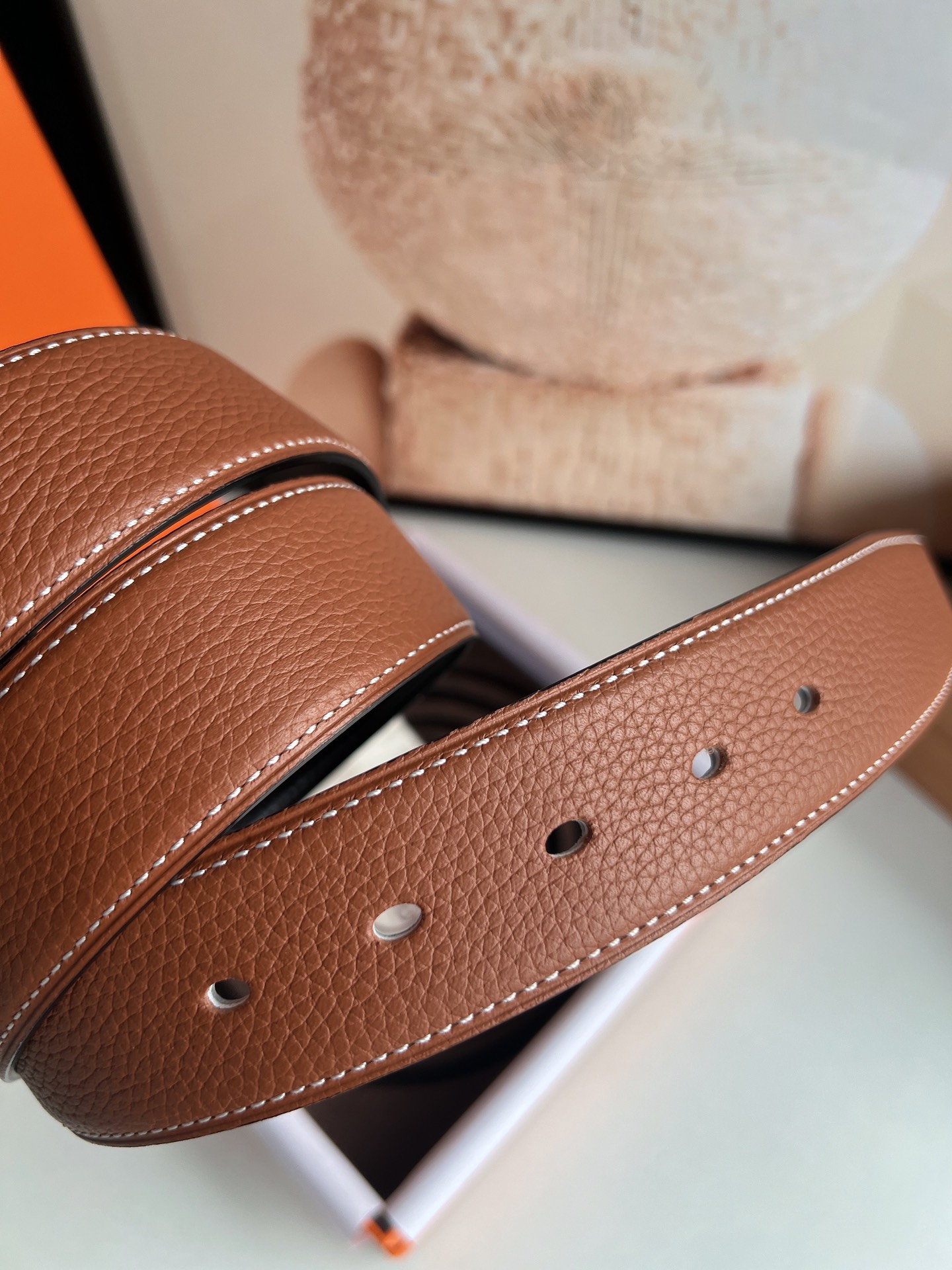 Hermès Basic Belt Cow Leather S-m