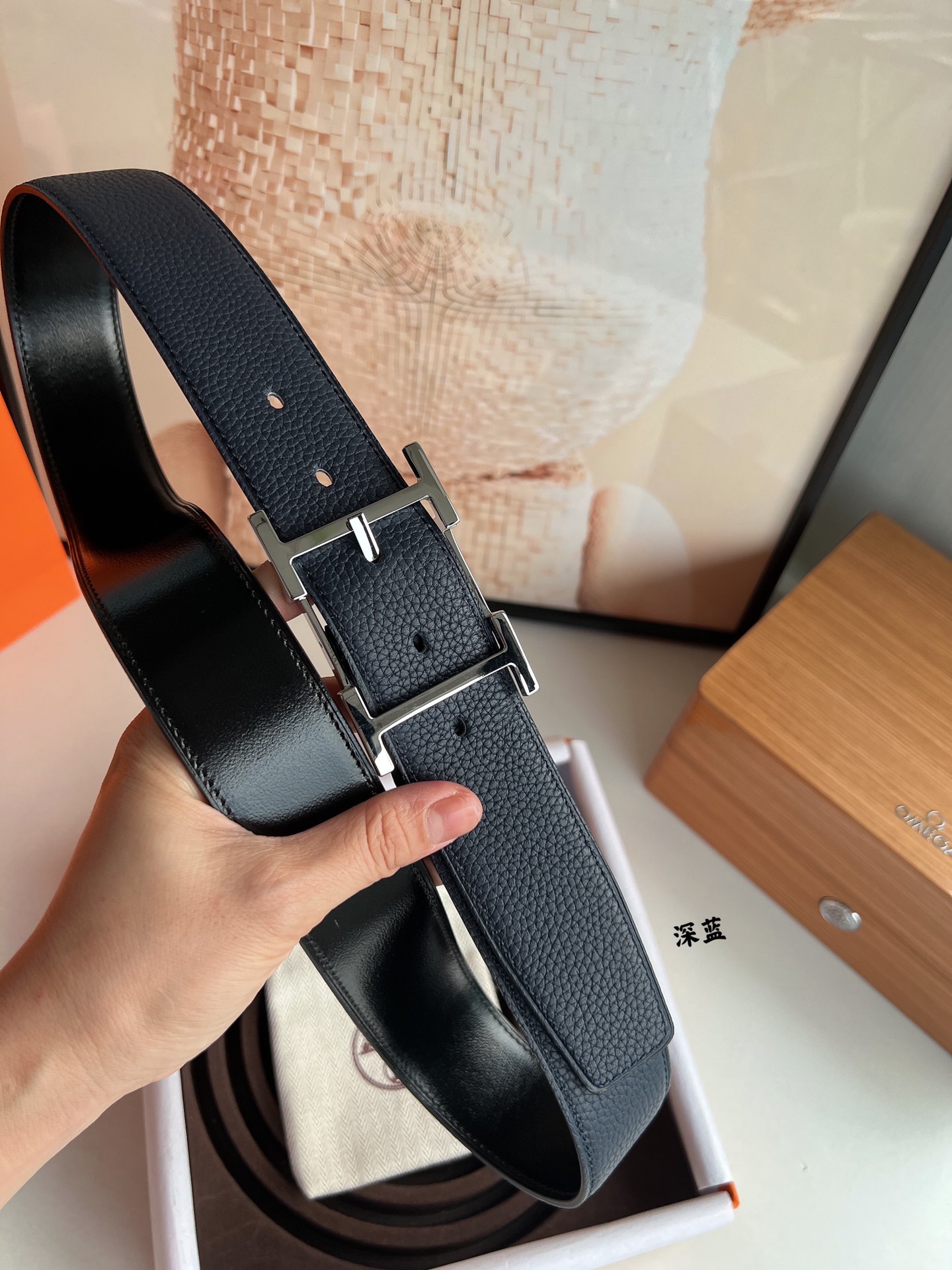 Hermès Basic Belt Cow Leather S-m