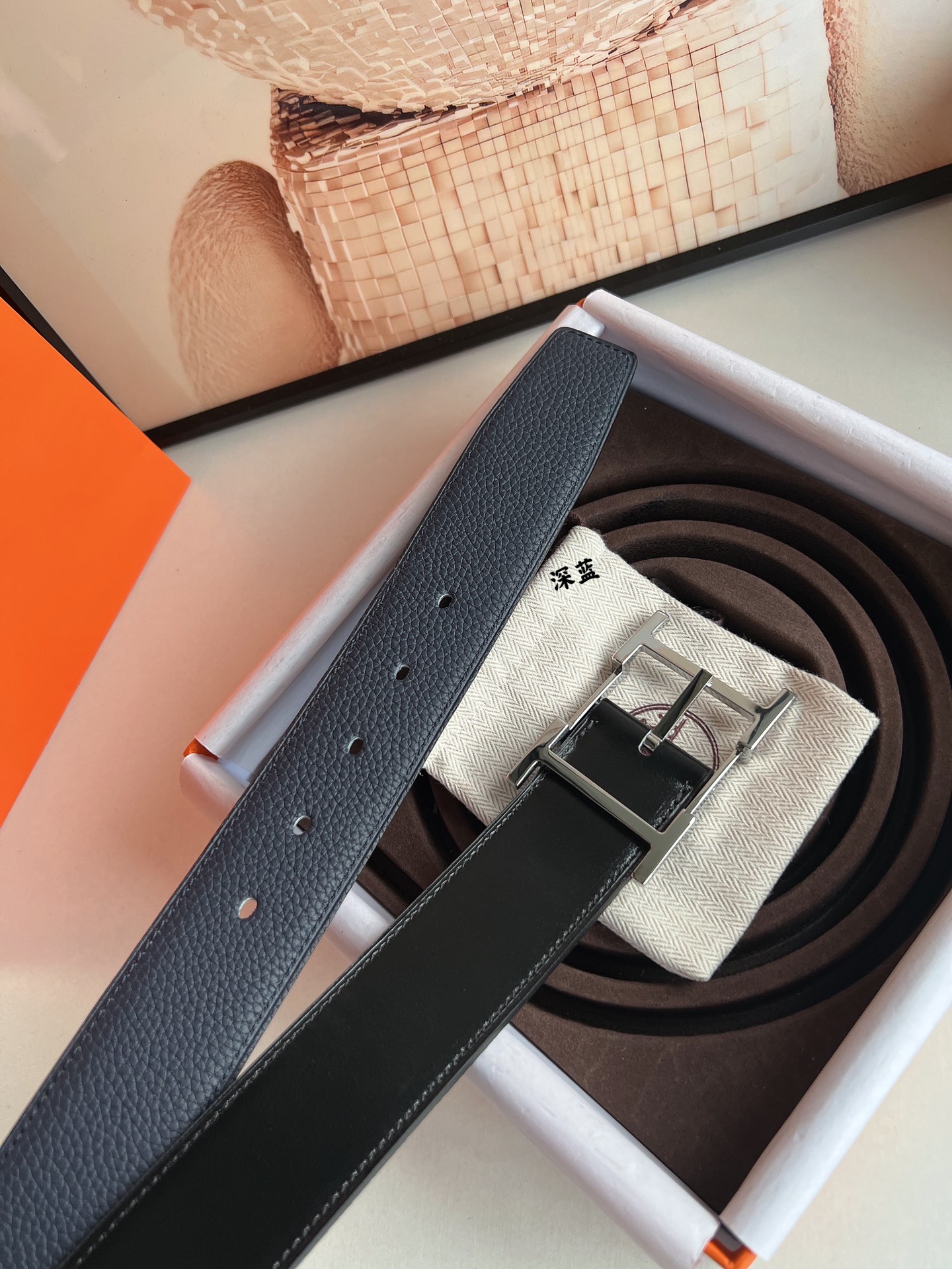Hermès Basic Belt Cow Leather S-m