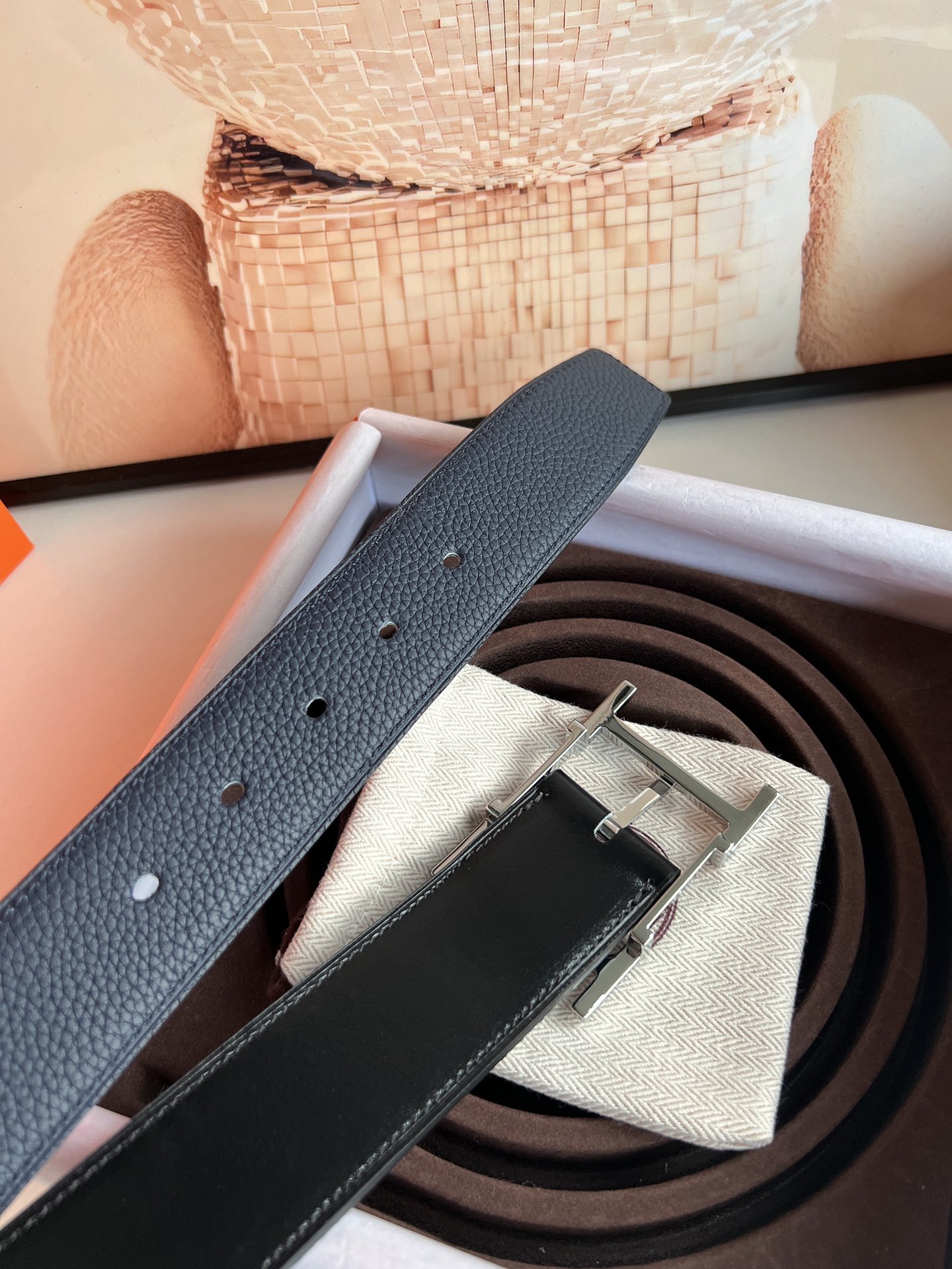 Hermès Basic Belt Cow Leather S-m
