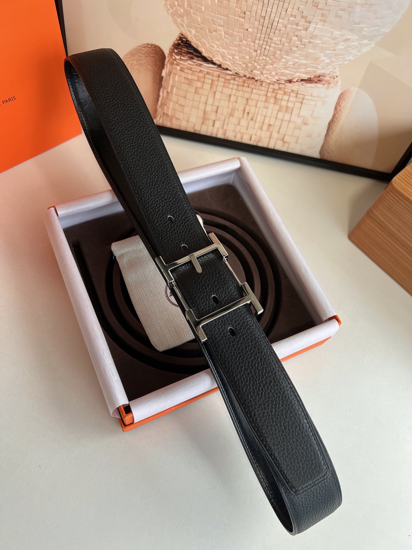 Hermès Basic Belt Cow Leather S-m