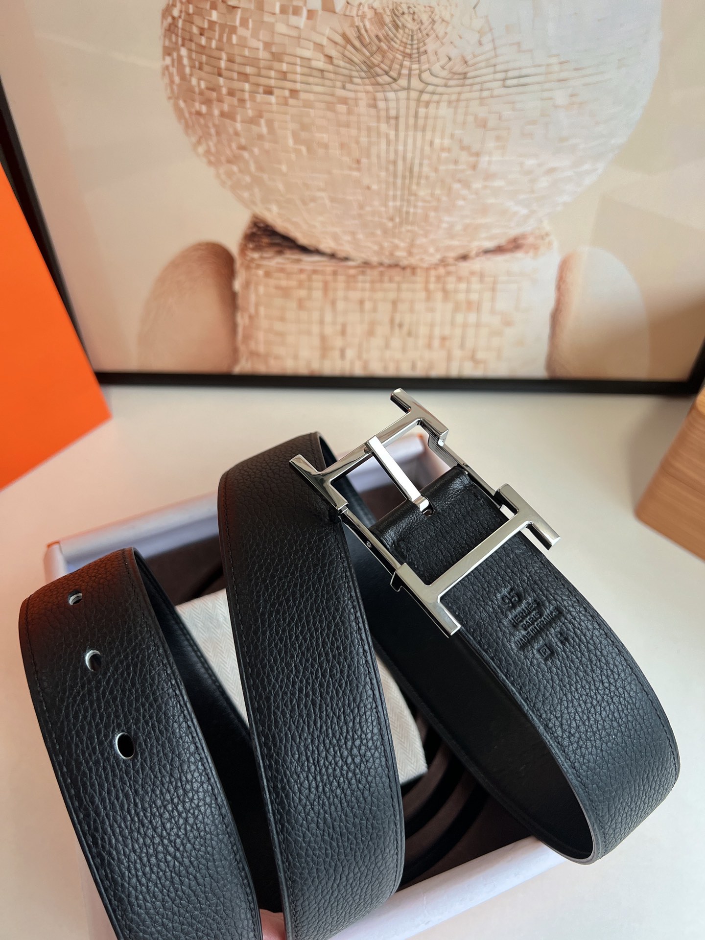 Hermès Basic Belt Cow Leather S-m