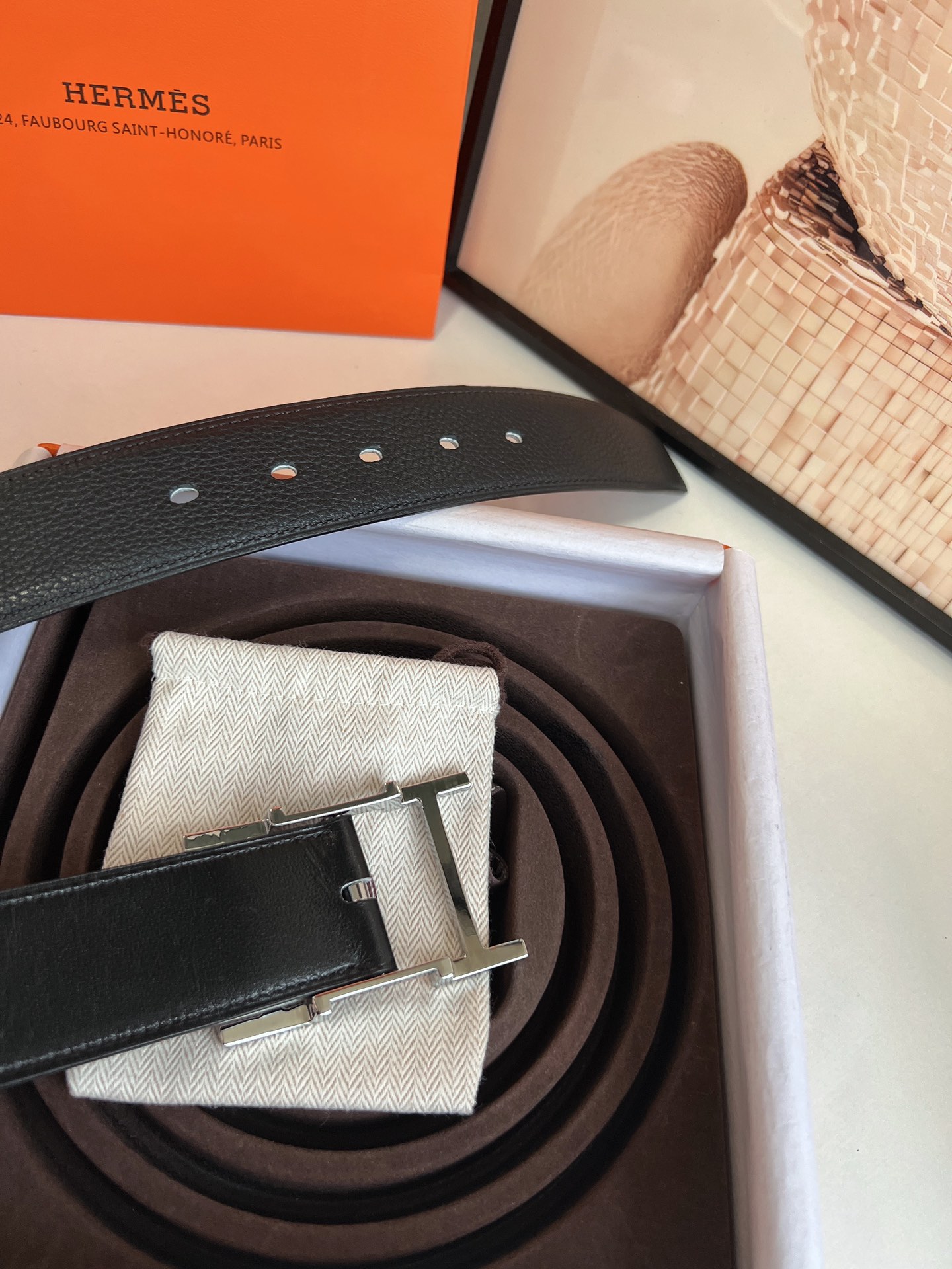 Hermès Basic Belt Cow Leather S-m