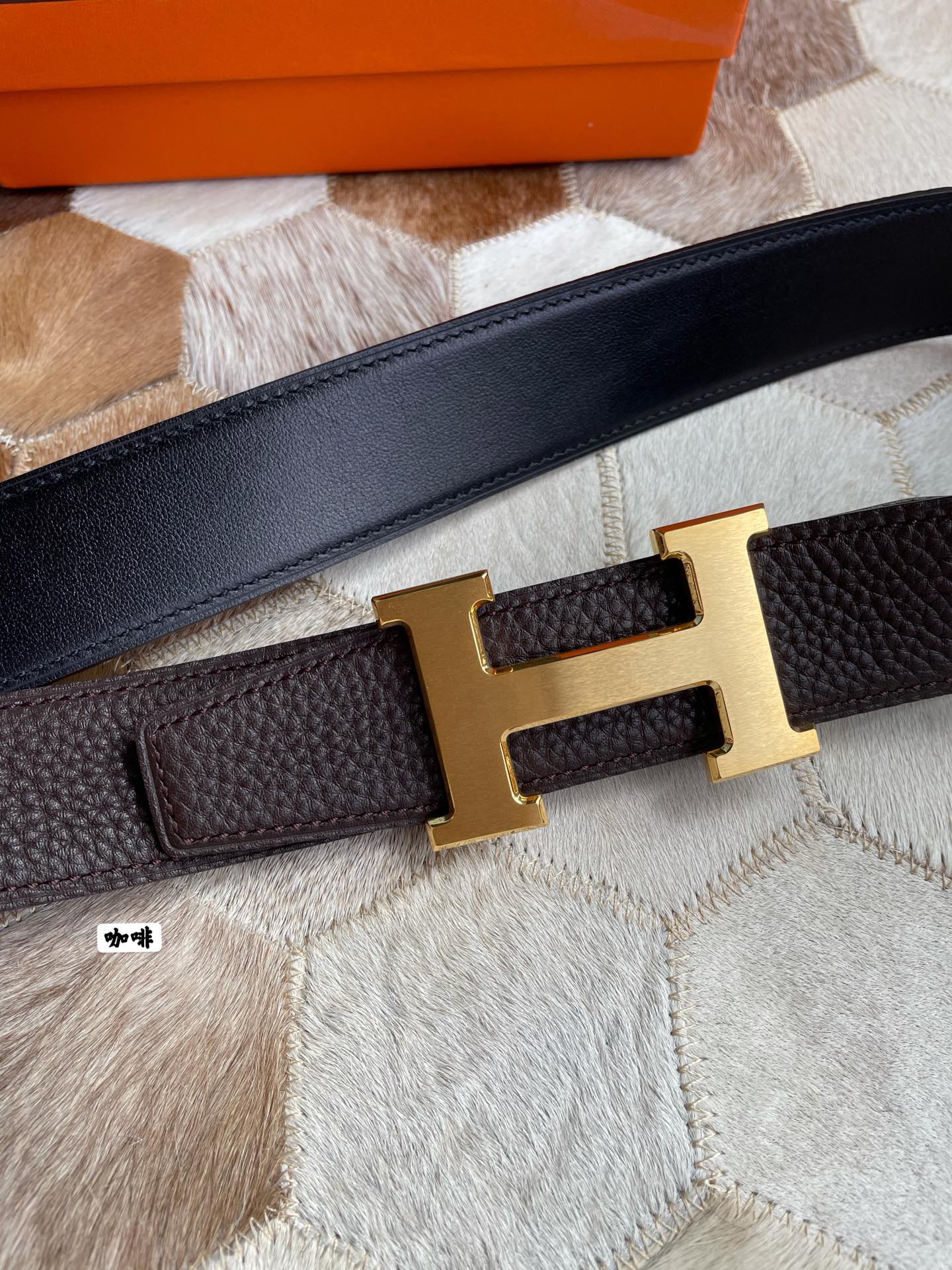 Hermès Male Basic Belt Silver 38mm-13514-s-m
