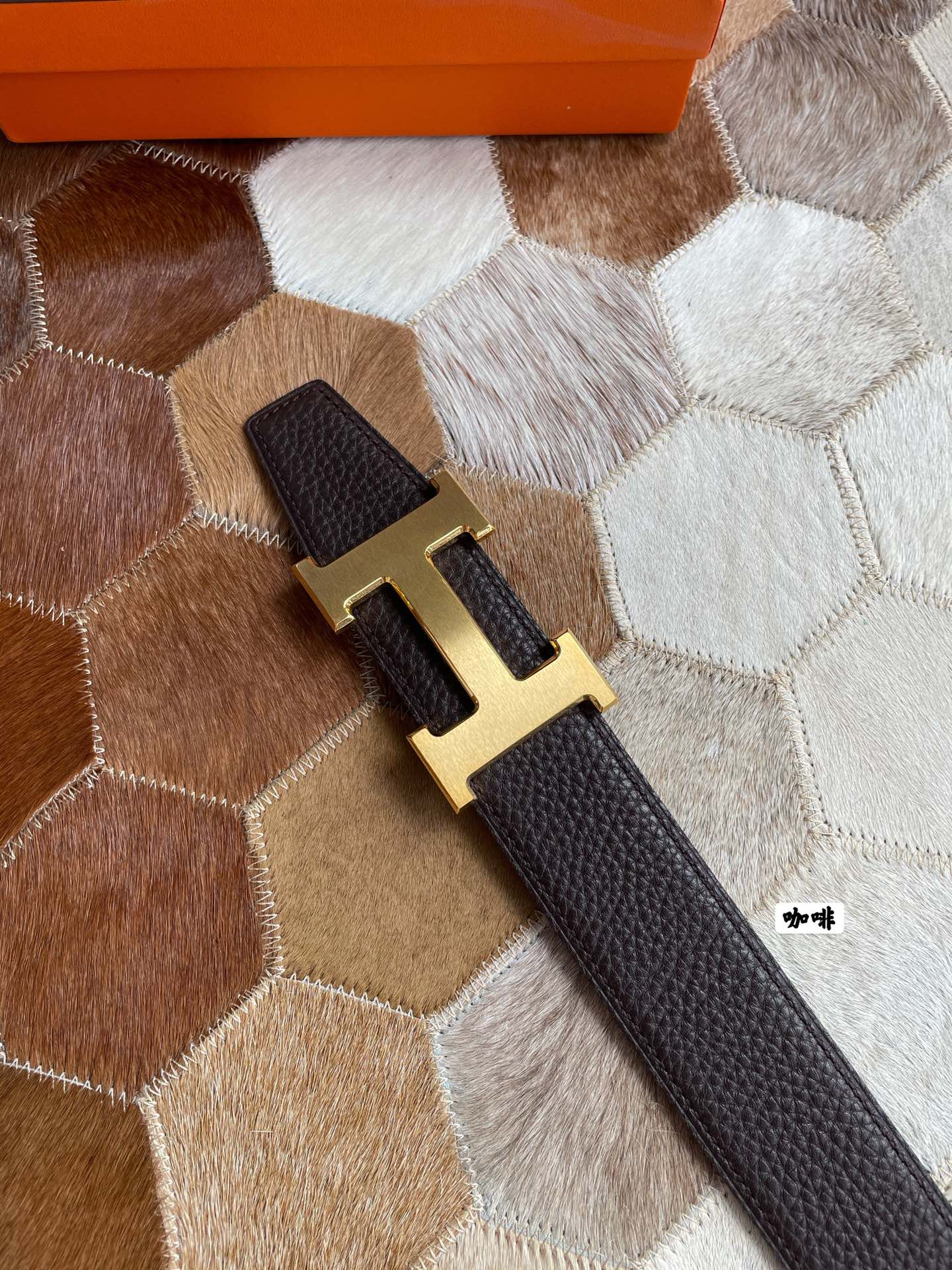Hermès Male Basic Belt Silver 38mm-13514-s-m