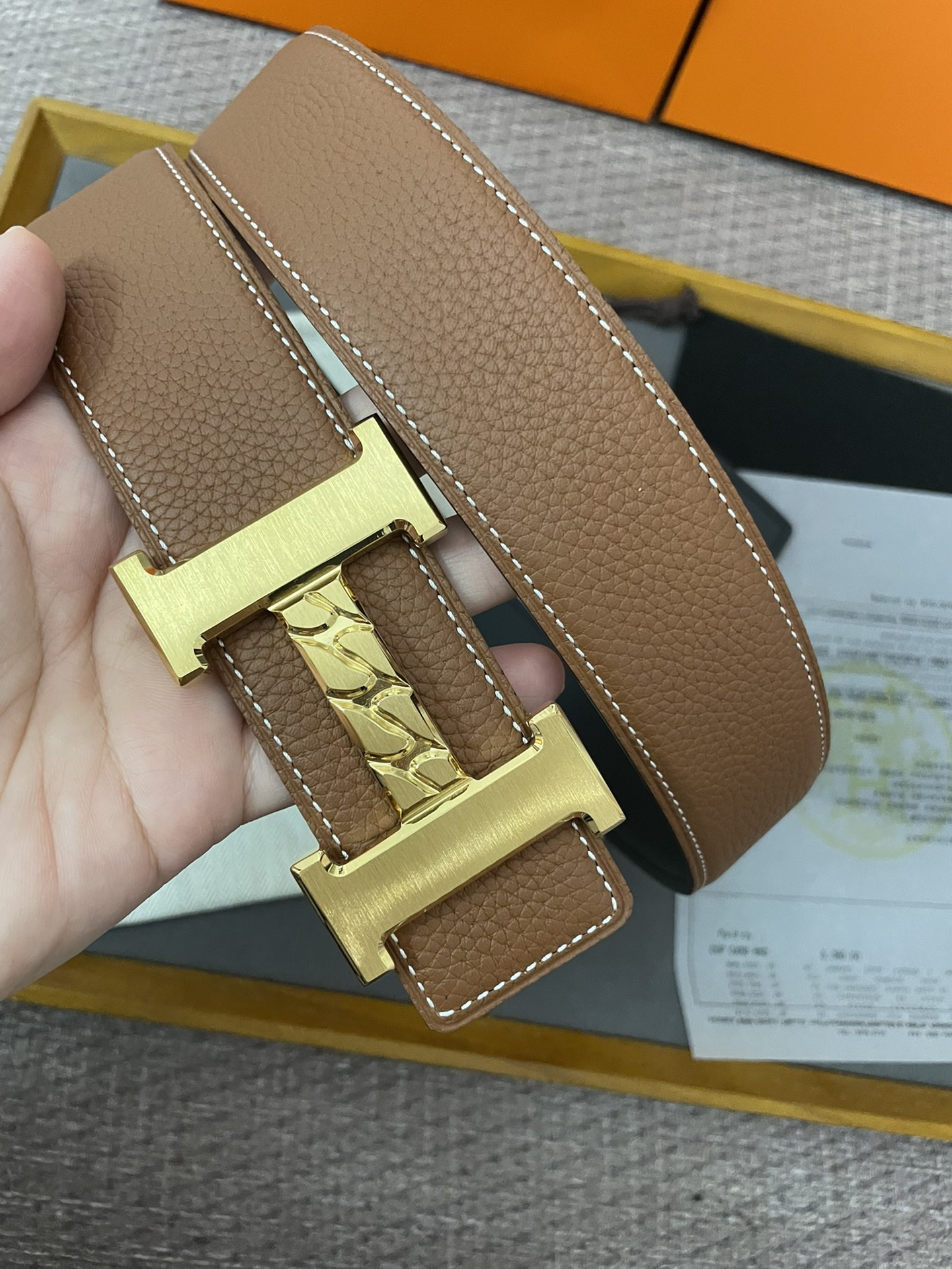 Hermès Male Basic Belt 38mm-s-m-l