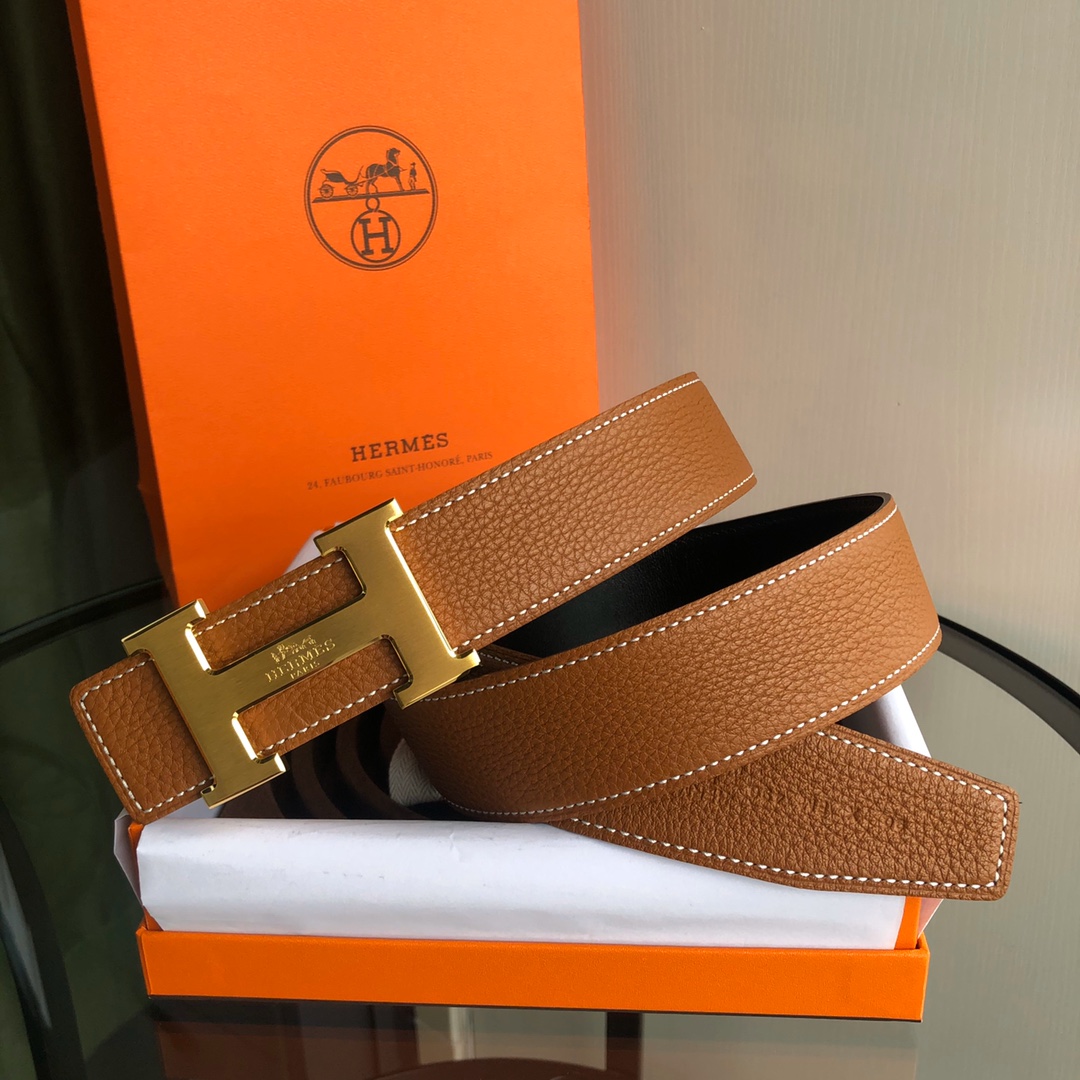 Hermès Male Basic Belt 38mm-s-m