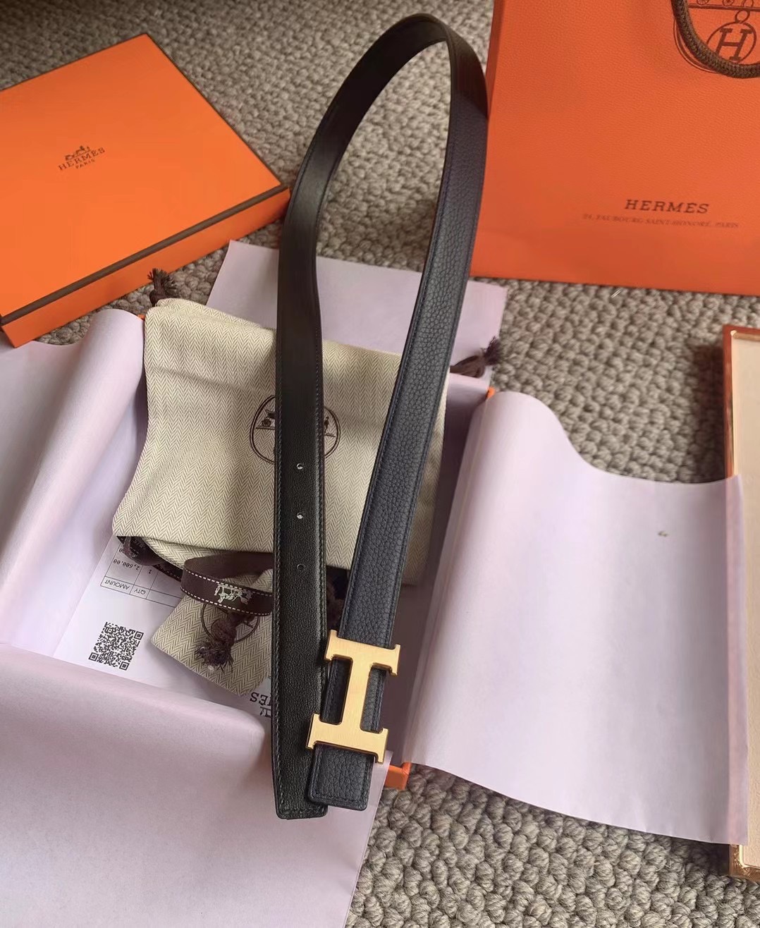 Hermès Female Basic Belt S-m