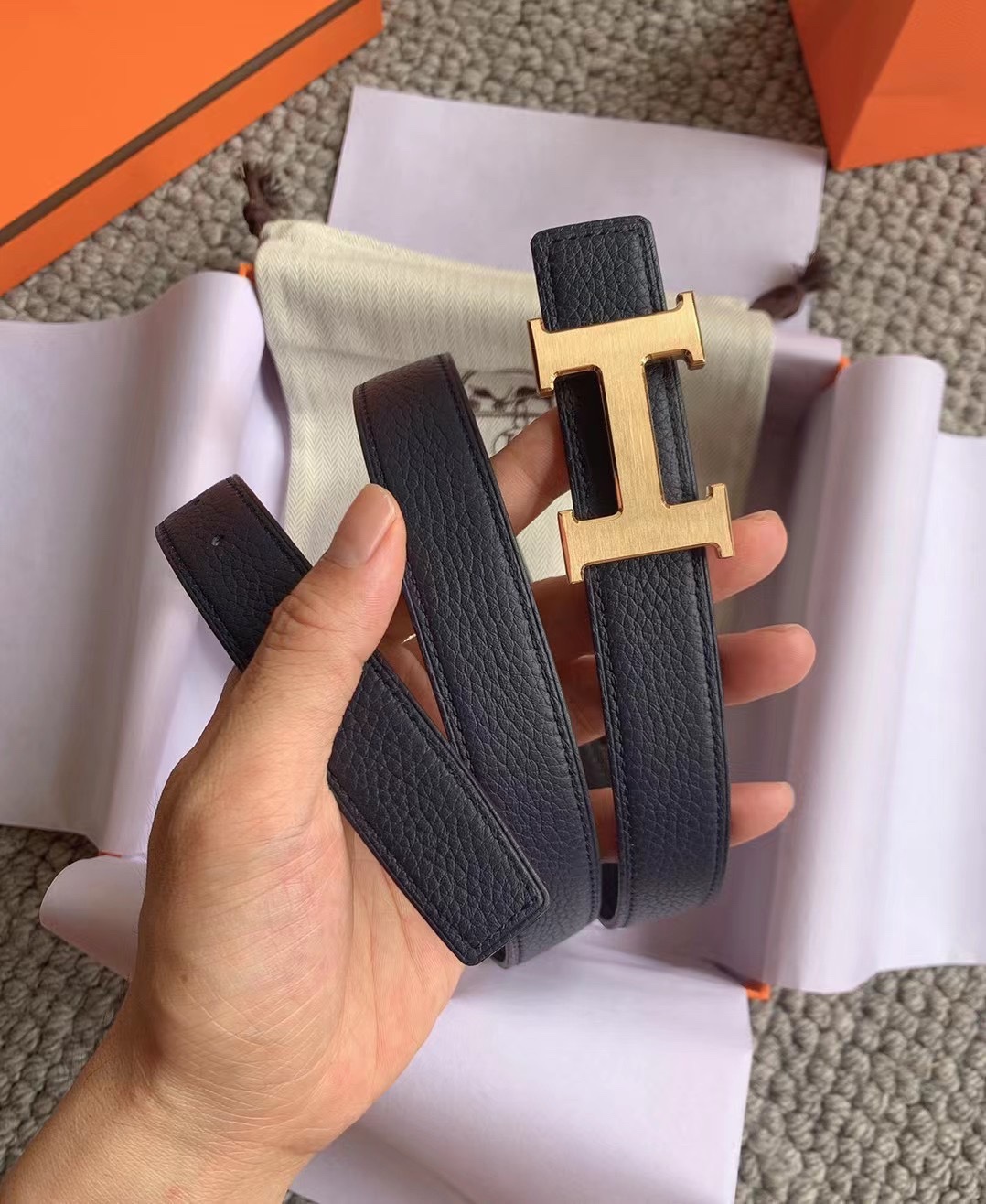 Hermès Female Basic Belt S-m