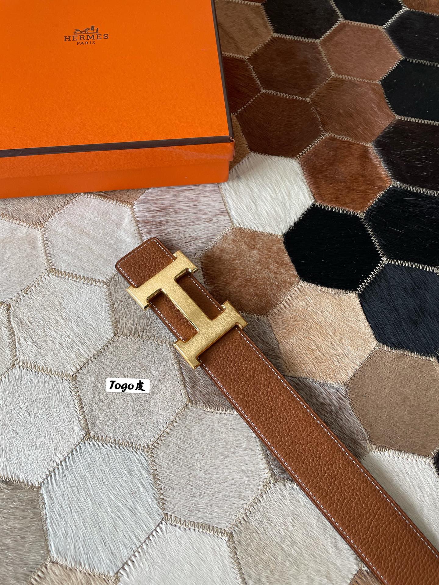 Hermès Male Basic Belt S-m