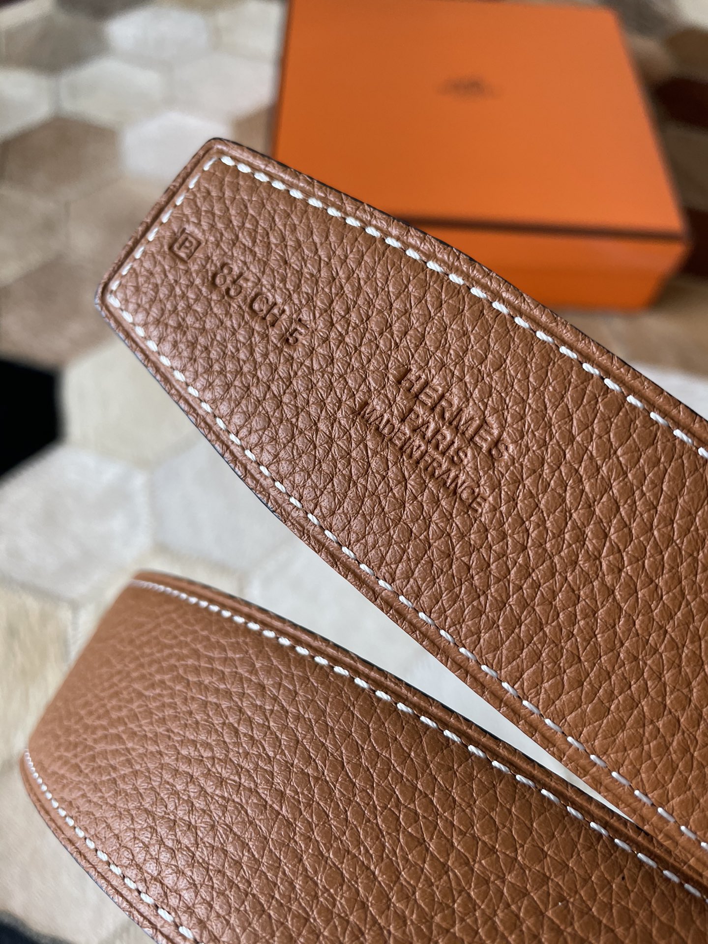 Hermès Male Basic Belt S-m