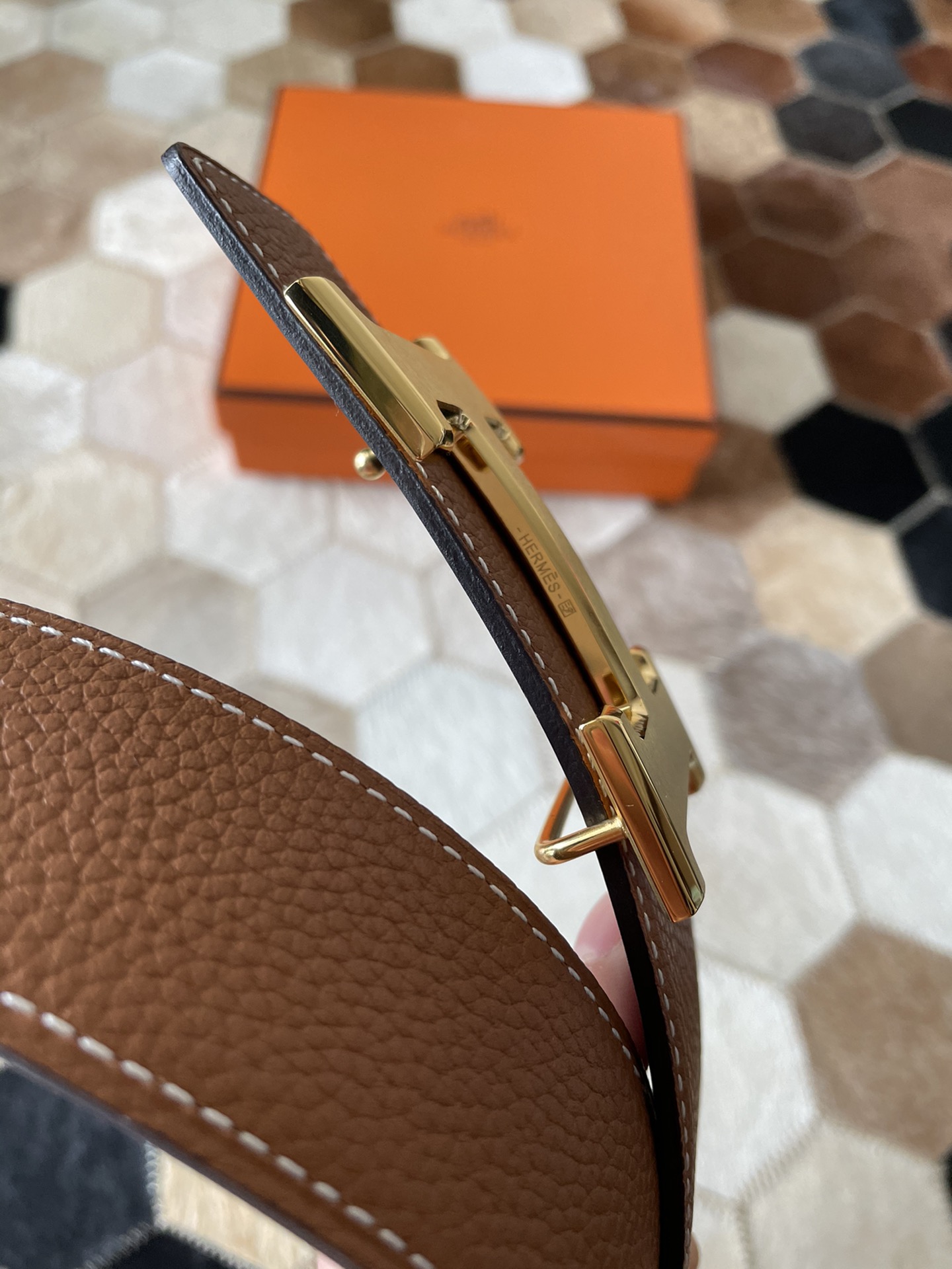 Hermès Male Basic Belt S-m