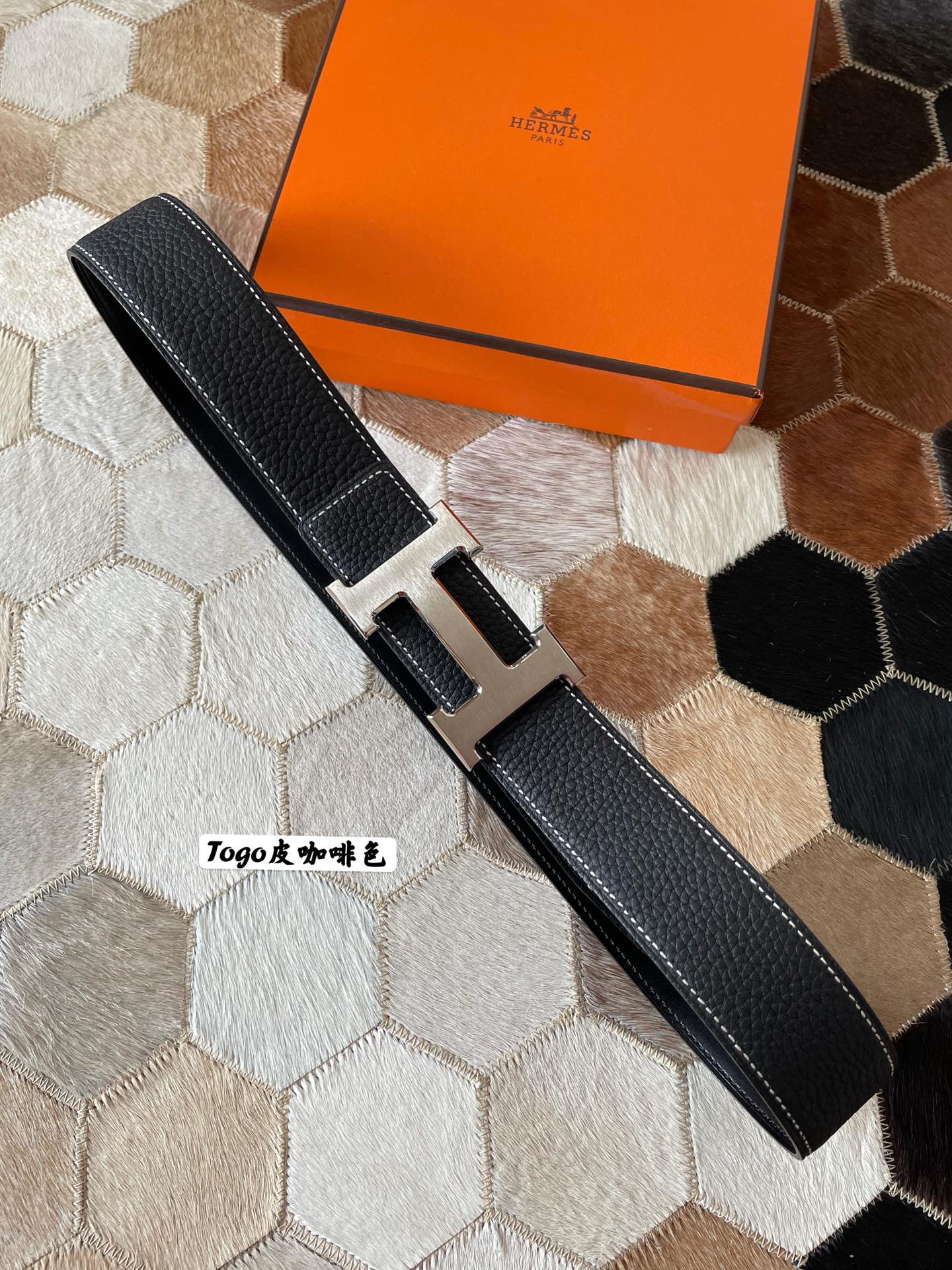 Hermès Male Basic Belt S-m