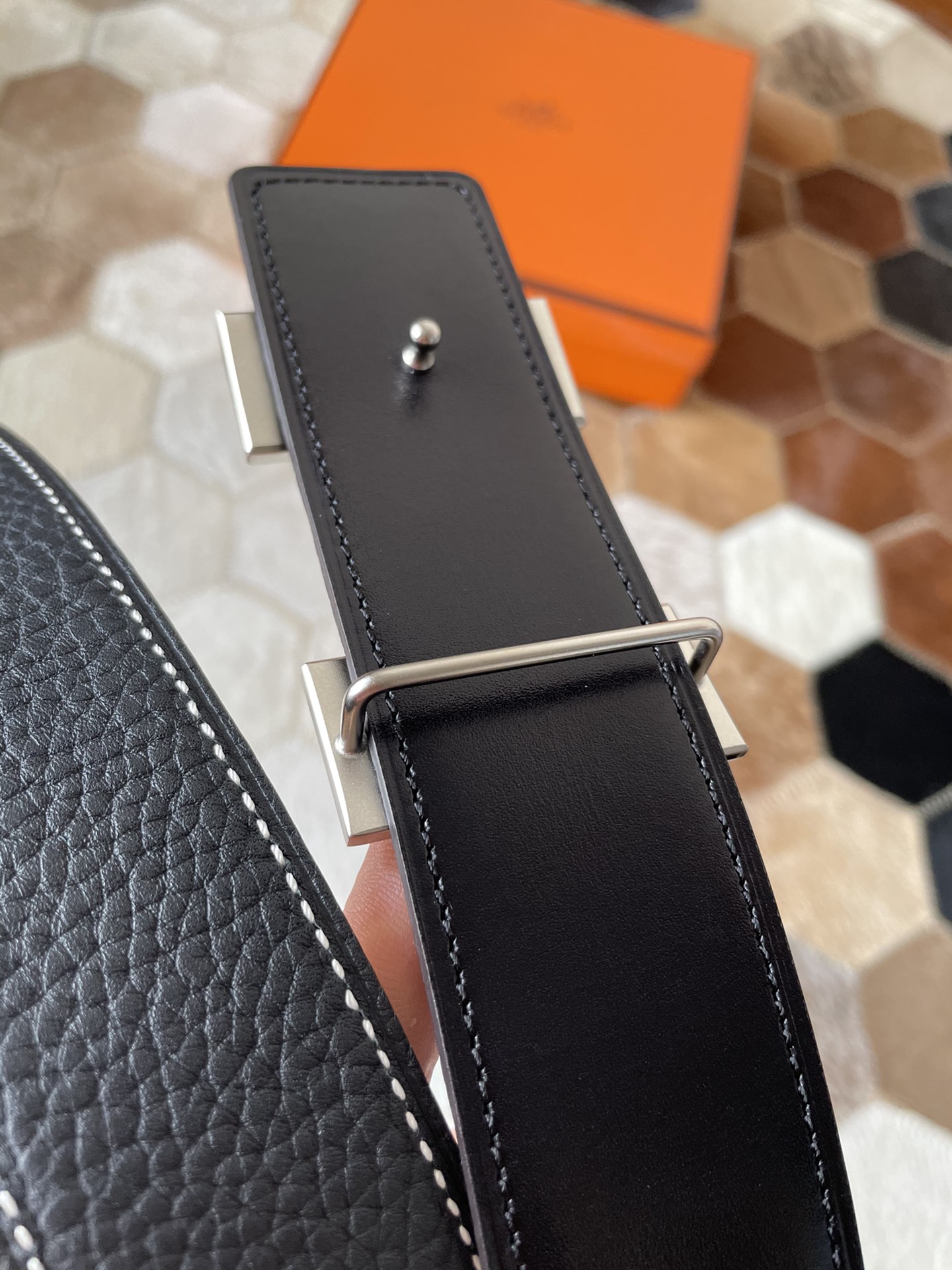 Hermès Male Basic Belt S-m