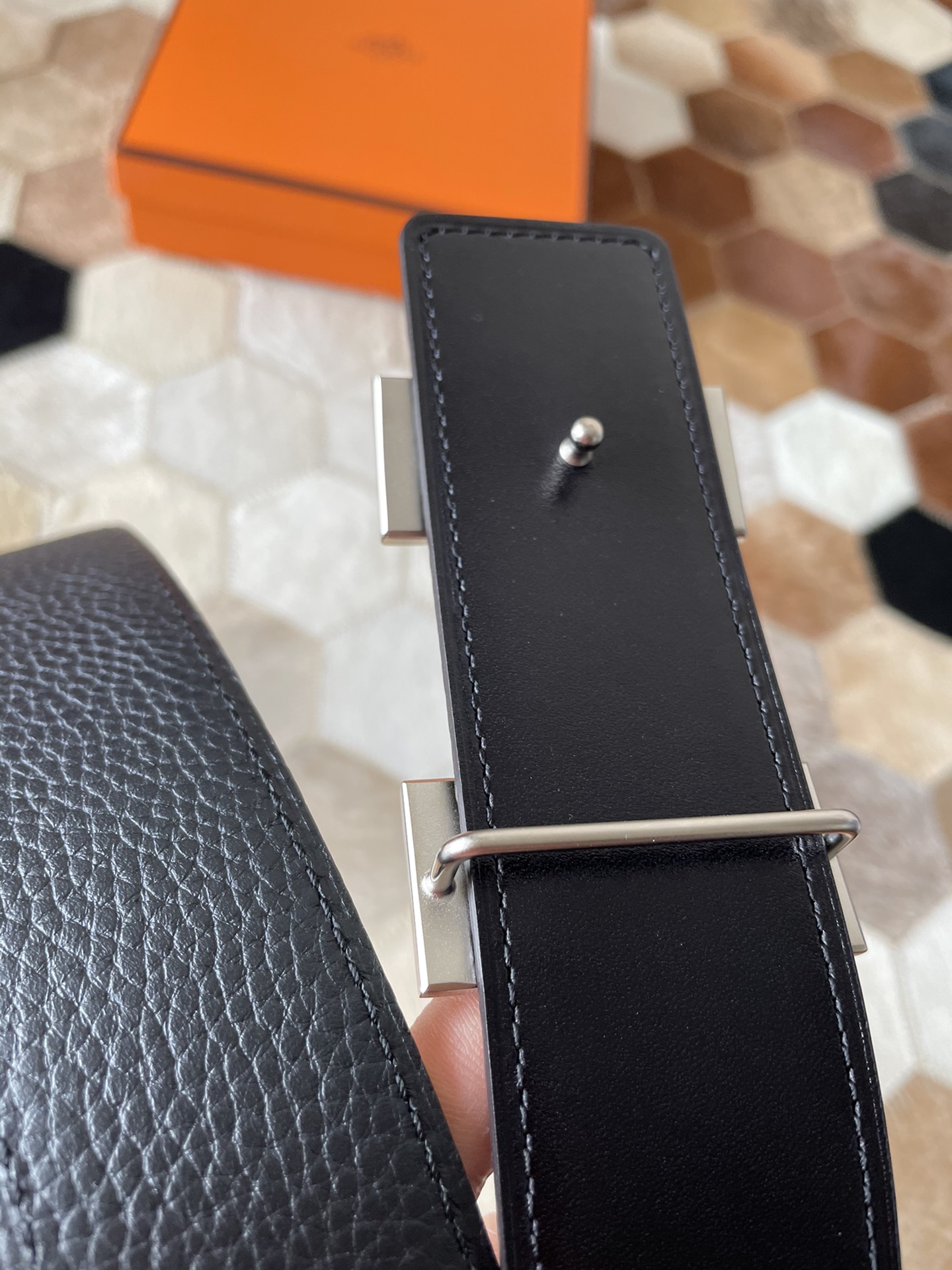 Hermès Male Basic Belt S-m