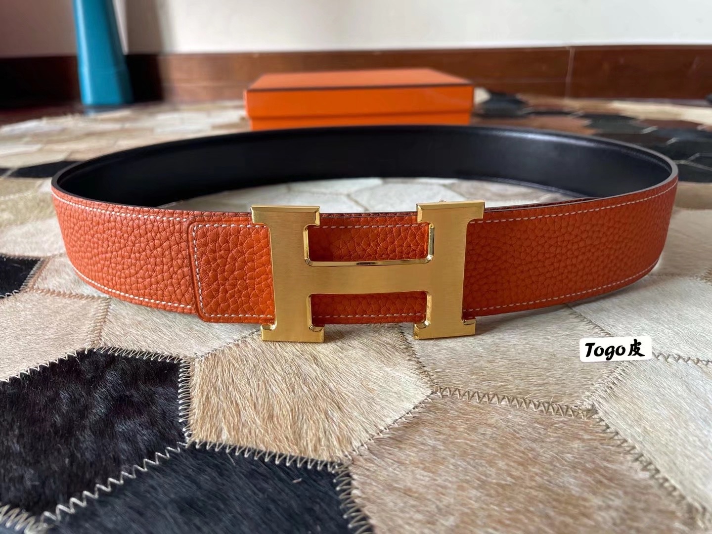 Hermès Male Basic Belt S-m