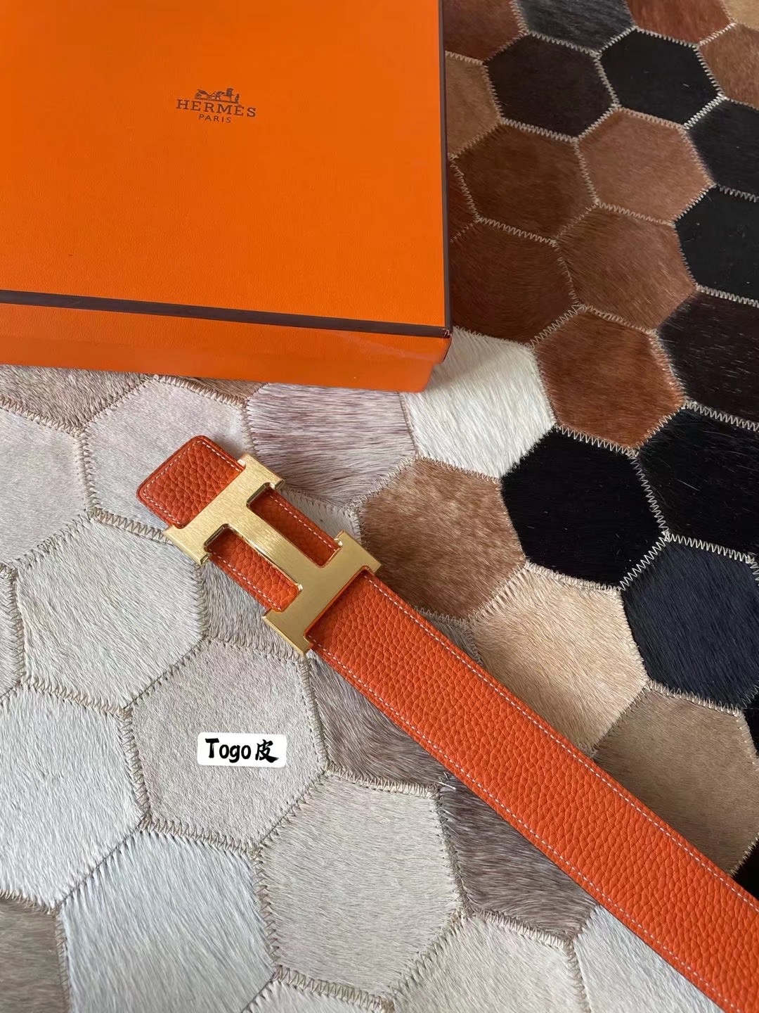 Hermès Male Basic Belt S-m