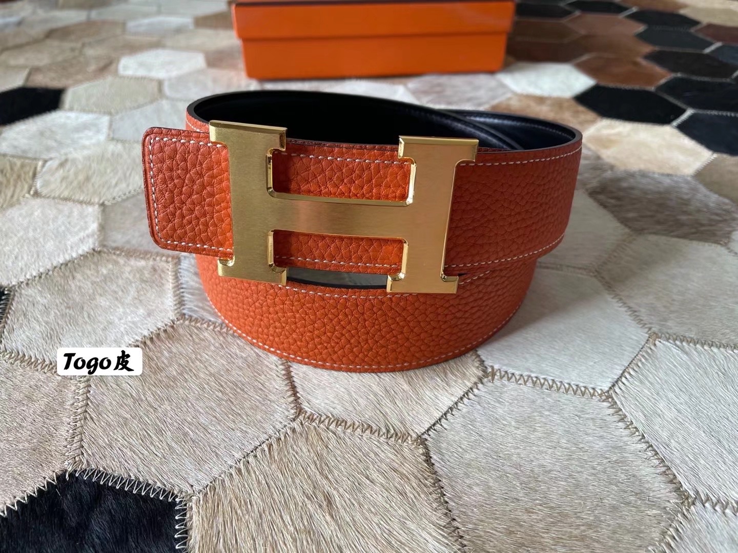 Hermès Male Basic Belt S-m