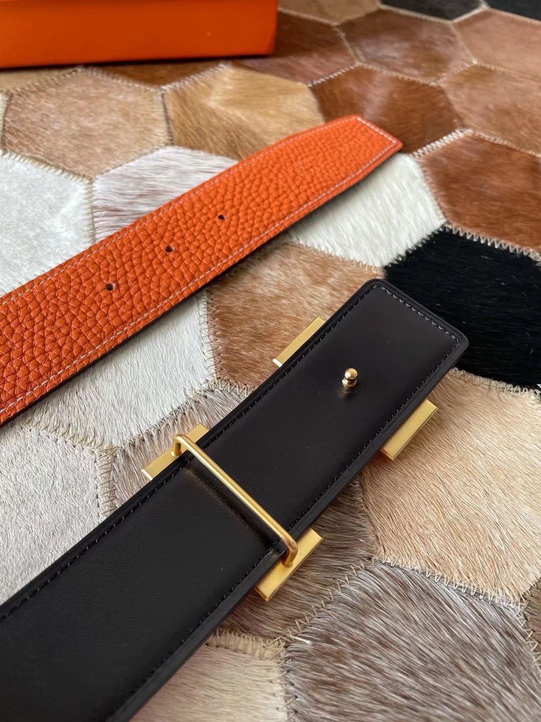 Hermès Male Basic Belt S-m