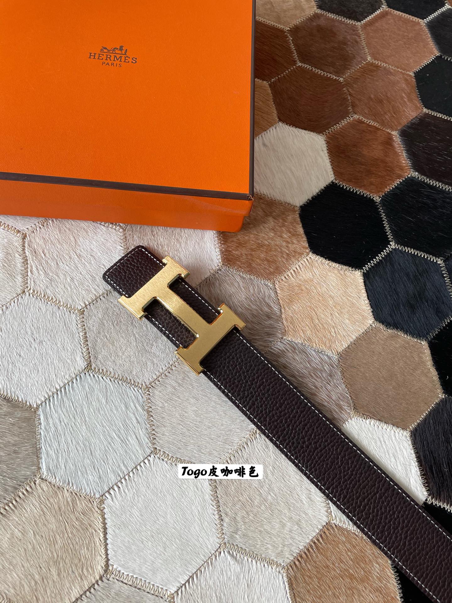 Hermès Male Basic Belt S-m