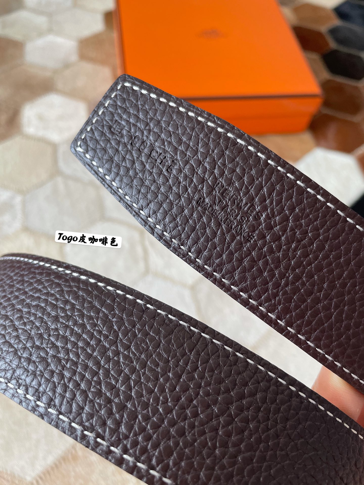 Hermès Male Basic Belt S-m