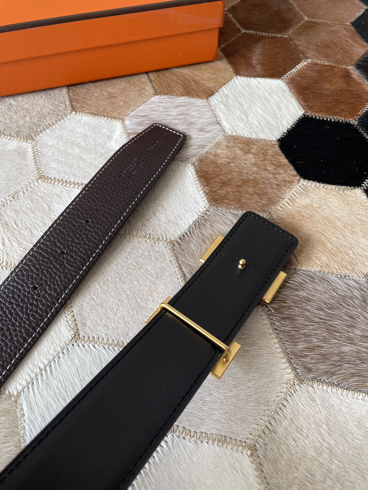 Hermès Male Basic Belt S-m