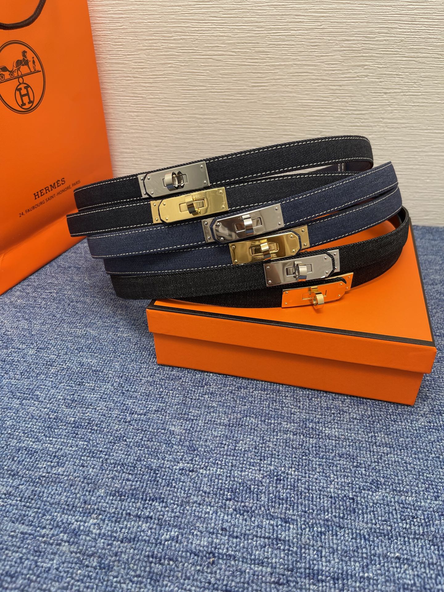 Leather Belt Cow Leather Adjustable S-m-l