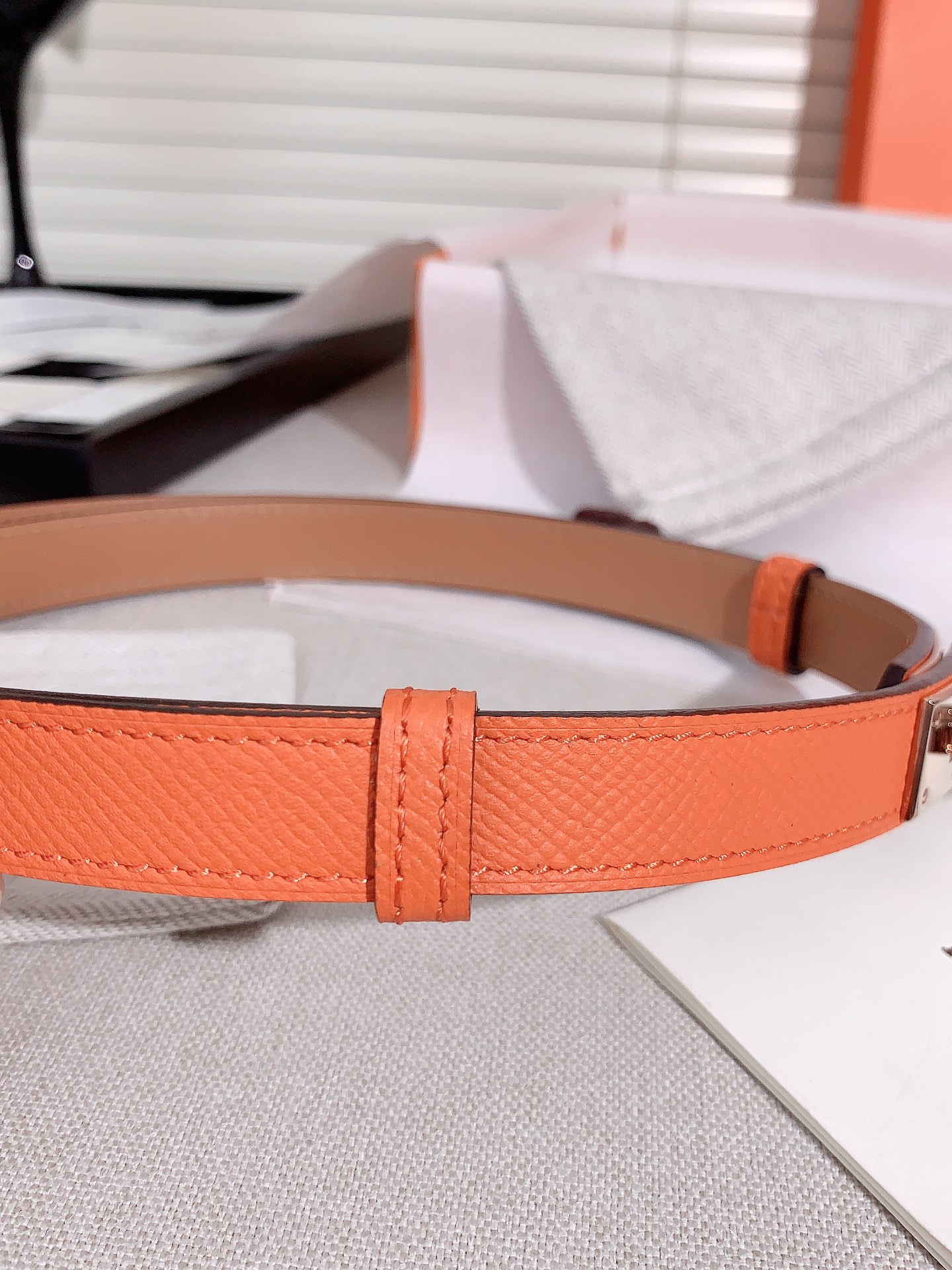 Leather Belt Cow Leather Adjustable S-m-l