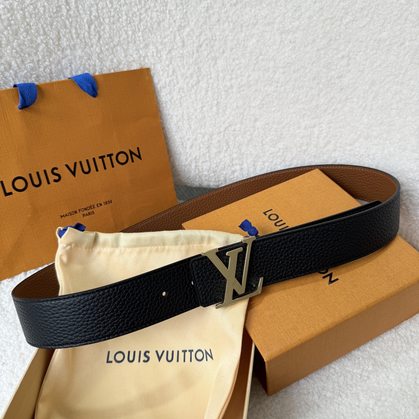 Louis Vuitton Basic Belt Cow Leather S-l
