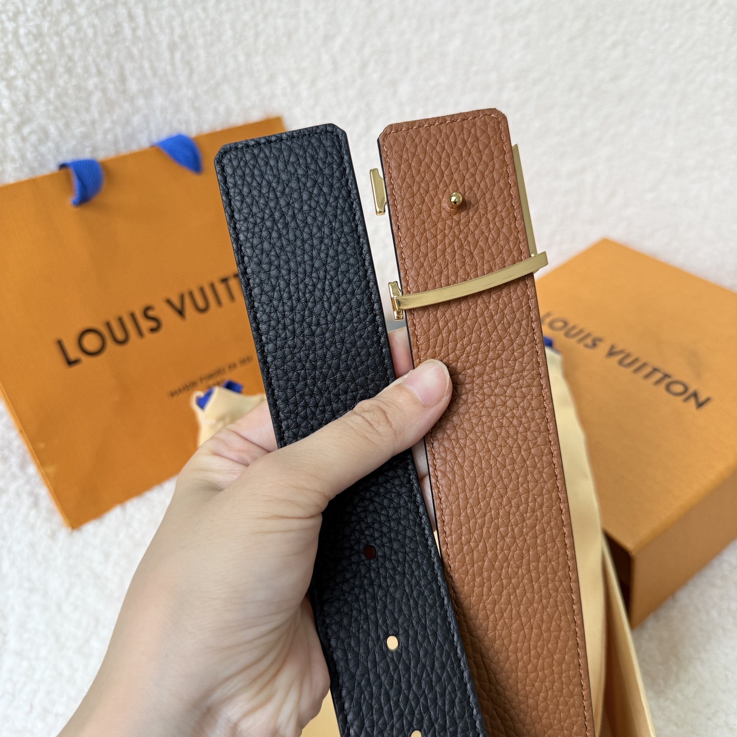 Louis Vuitton Basic Belt Cow Leather S-l