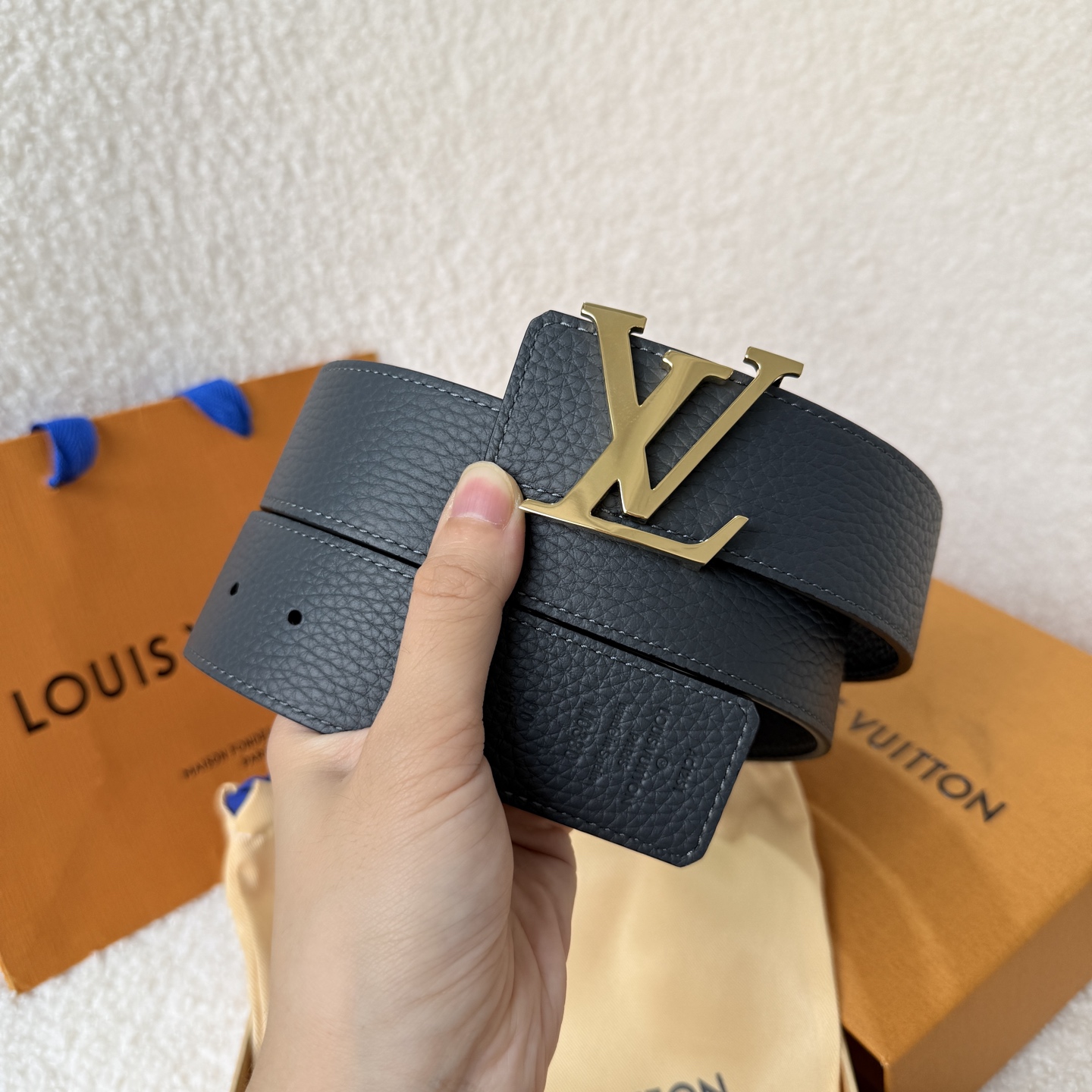Louis Vuitton Basic Belt Cow Leather S-l