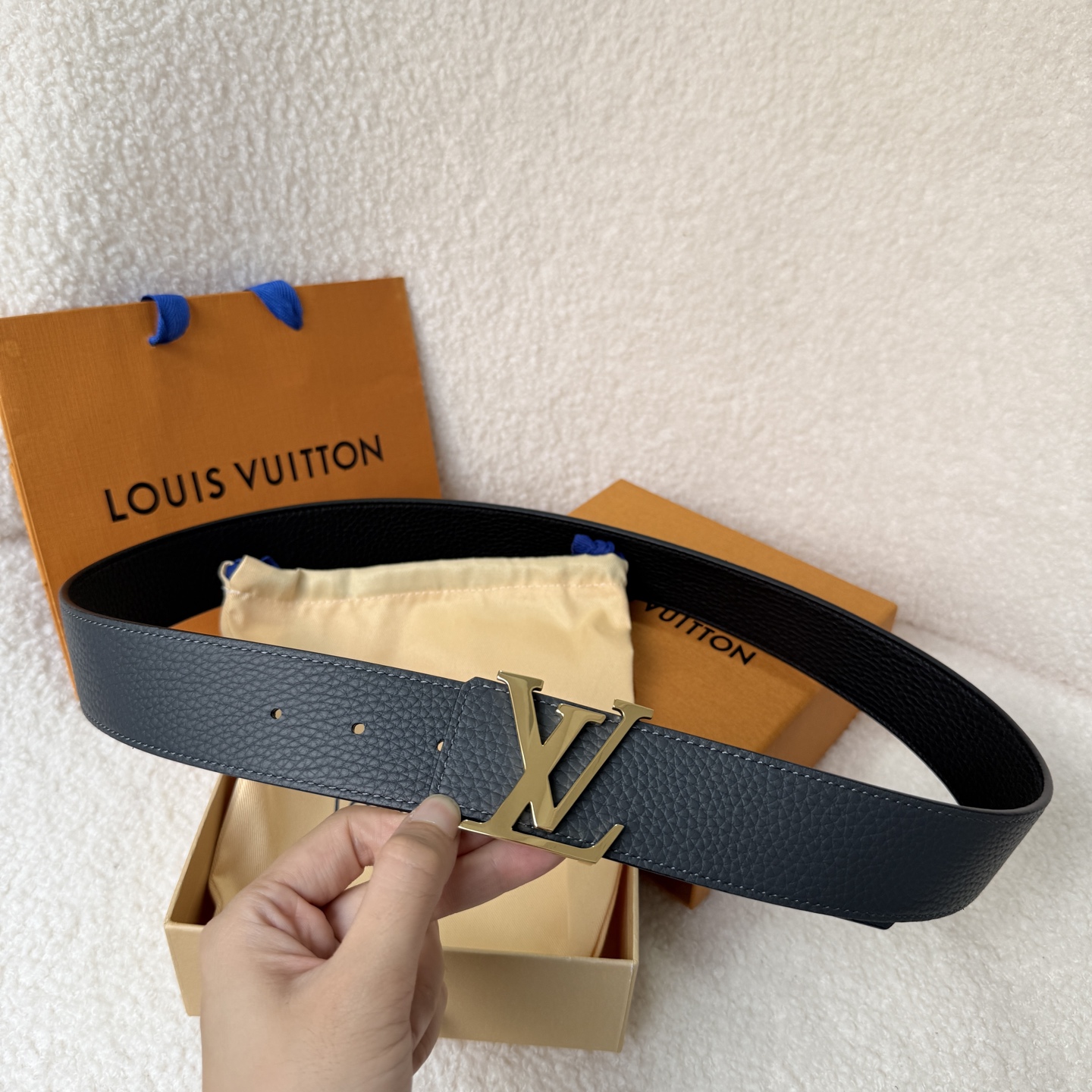 Louis Vuitton Basic Belt Cow Leather S-l