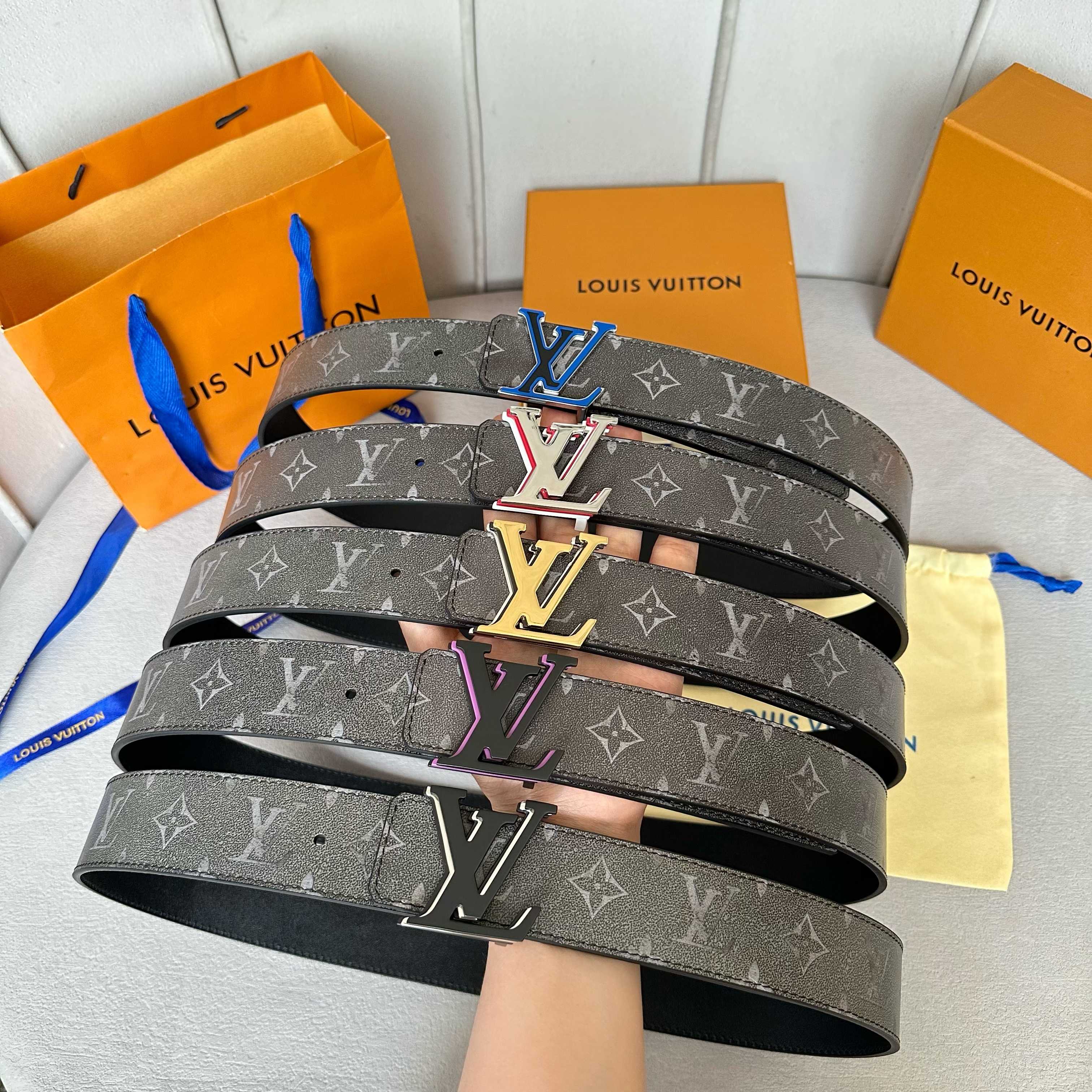 Louis Vuitton Male Basic Belt Cow Leather S-l