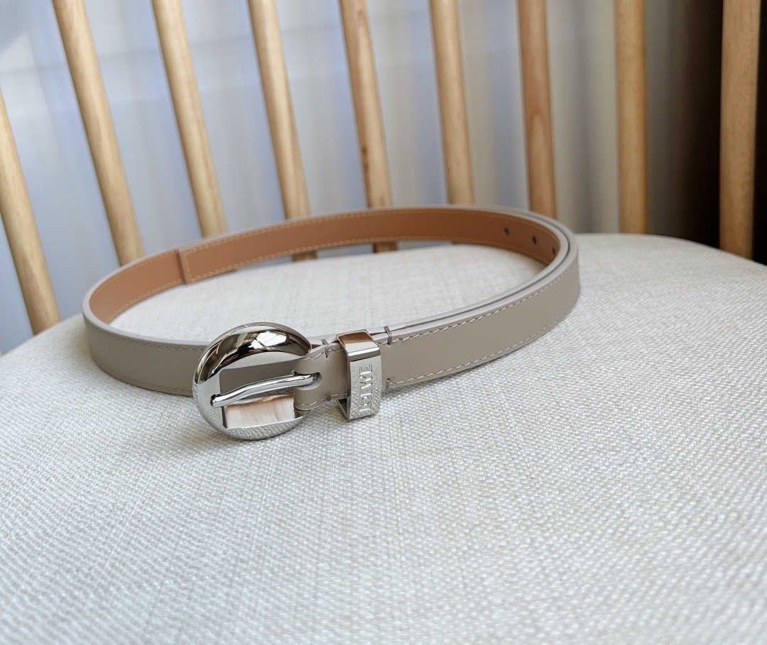 Loewe Pin Buckle Belt Cow Leather M-l