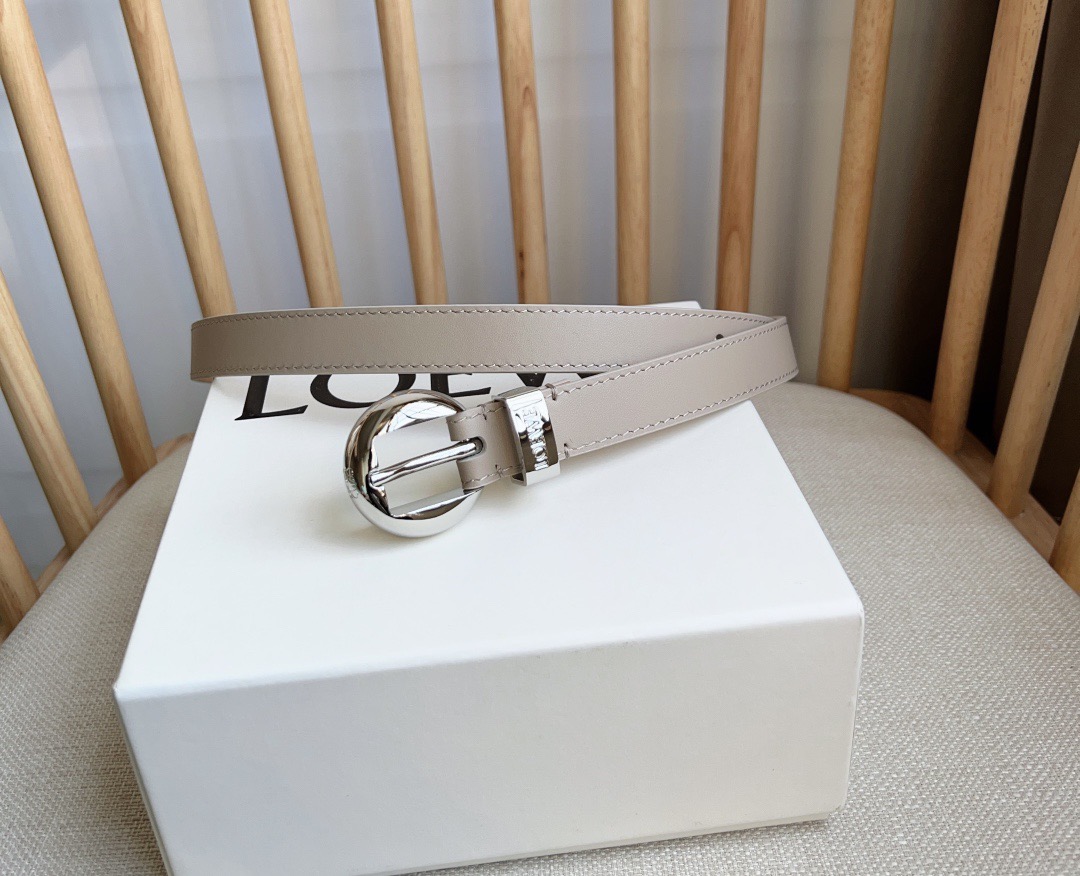 Loewe Pin Buckle Belt Cow Leather M-l