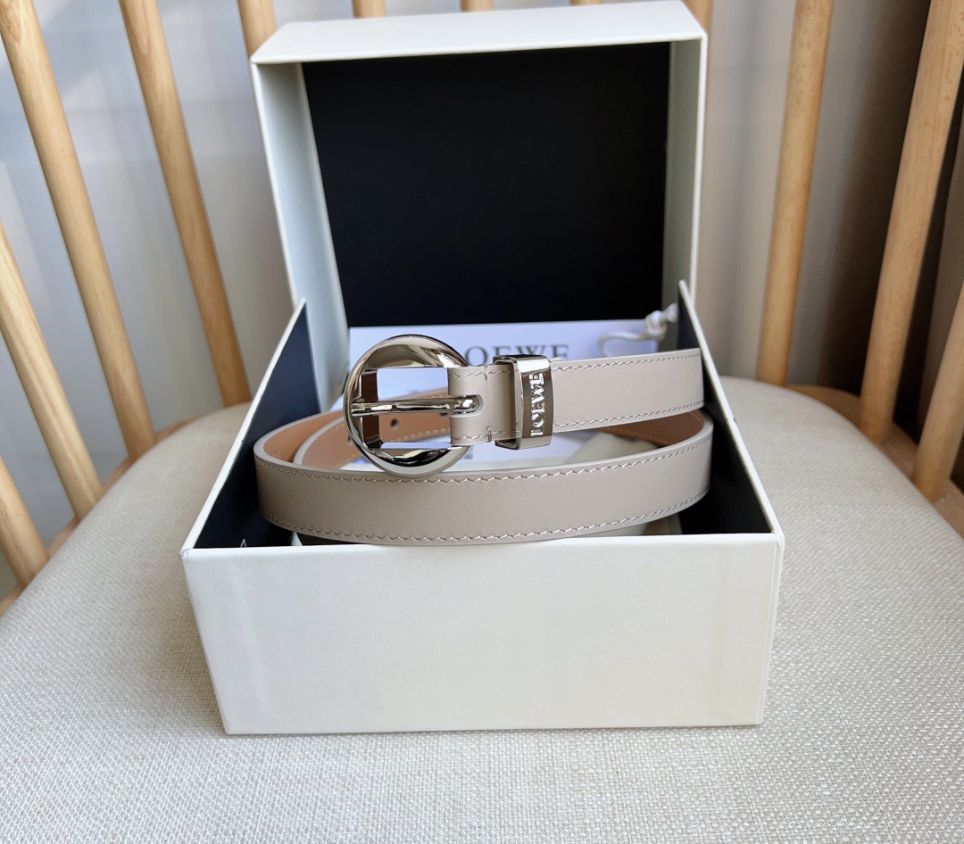 Loewe Pin Buckle Belt Cow Leather M-l