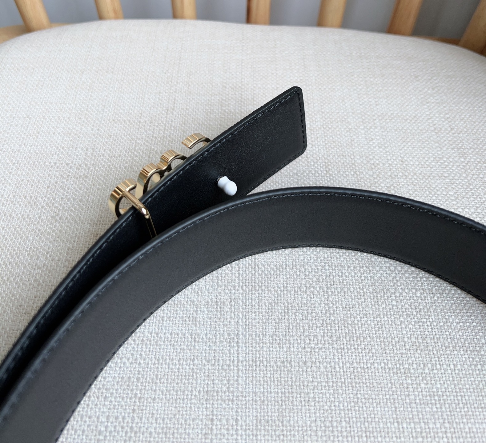 Loewe Leather Belt Top Grain Leather M-l