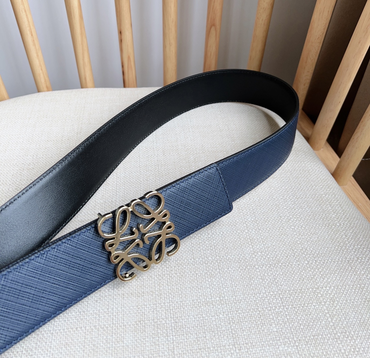 Loewe Leather Belt Top Grain Leather M-l