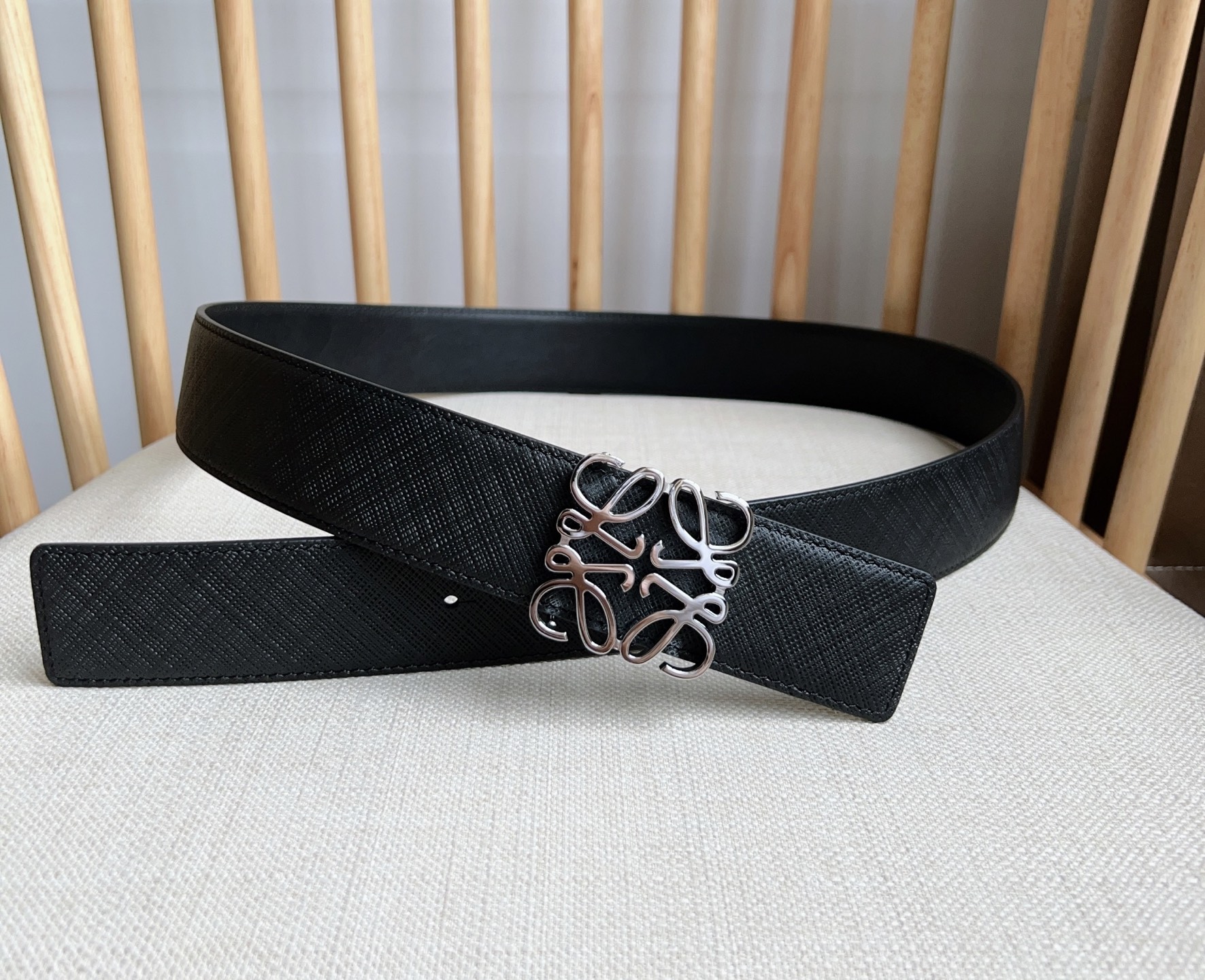 Loewe Leather Belt Top Grain Leather M-l