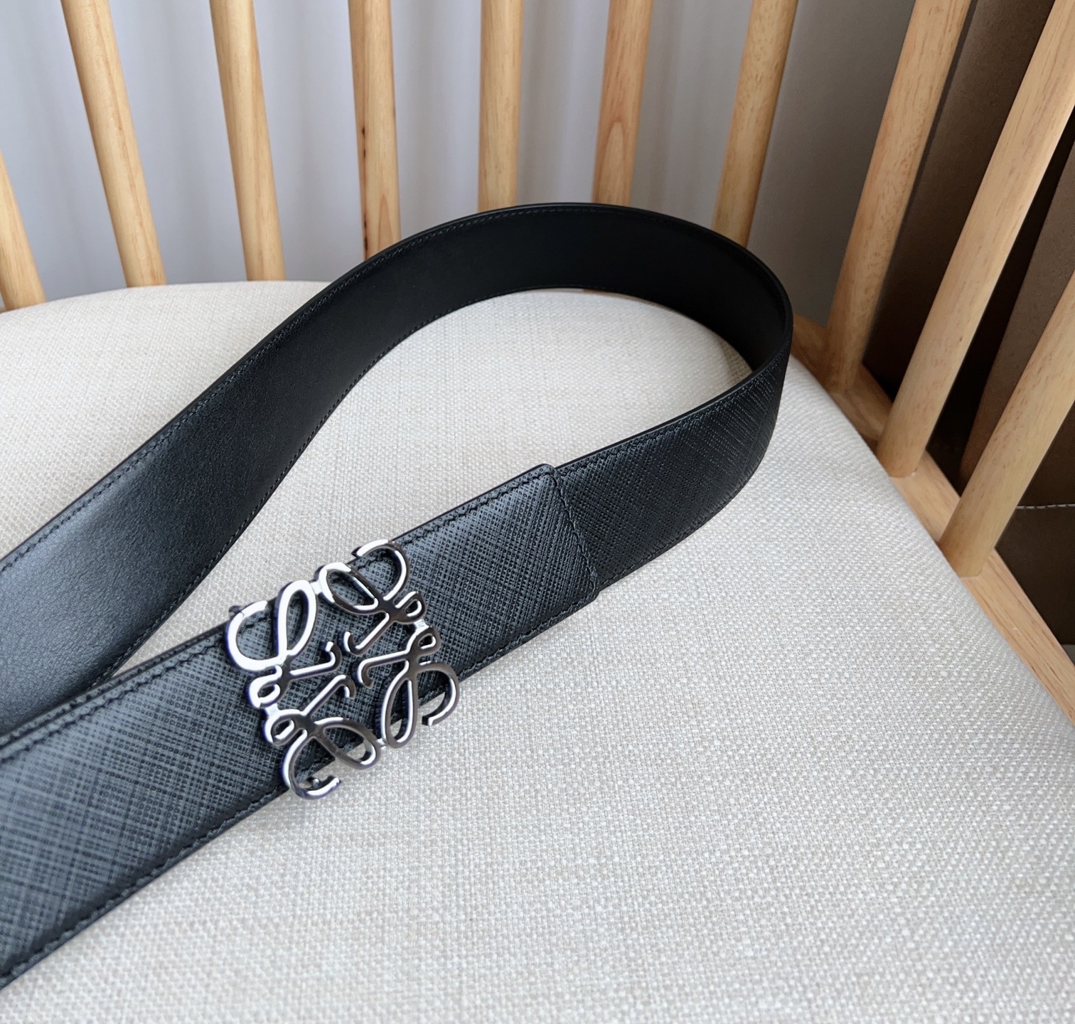 Loewe Leather Belt Top Grain Leather M-l