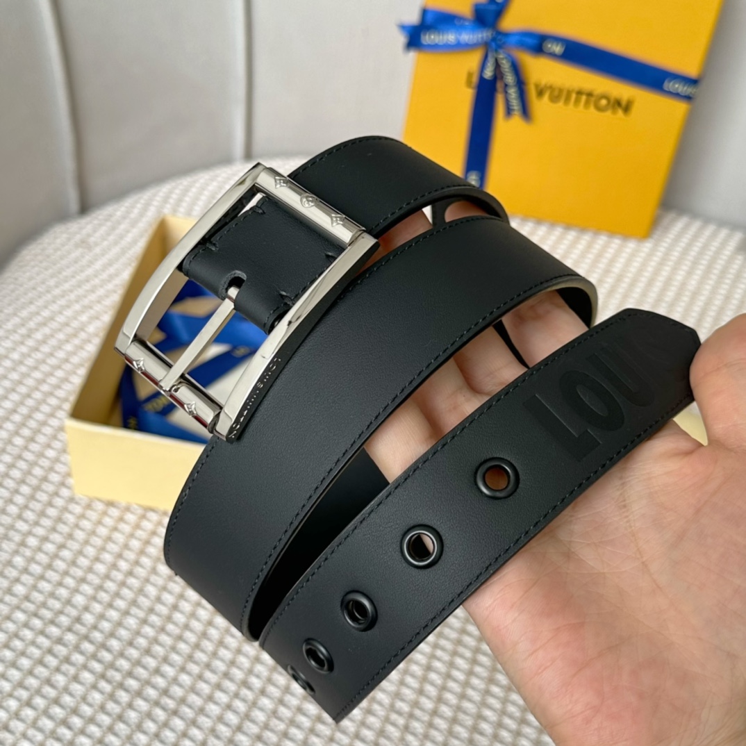 Louis Vuitton Male Basic Belt Cow Leather S-l