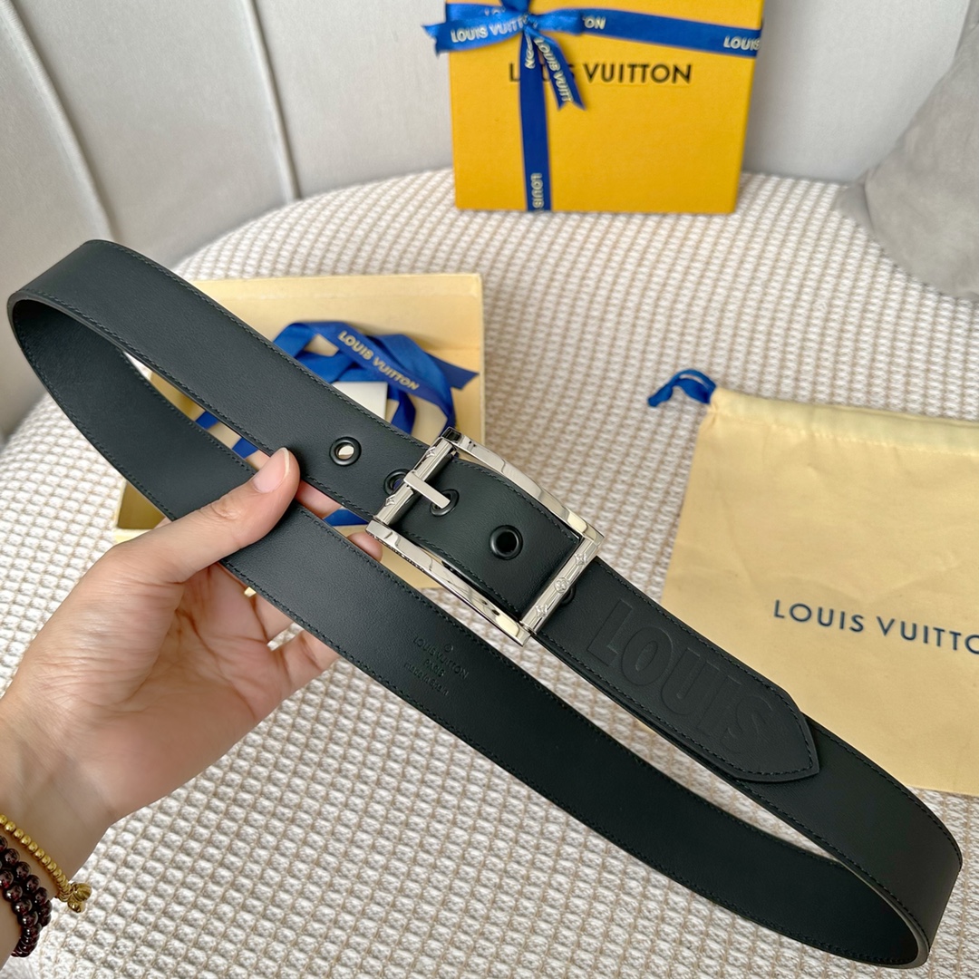 Louis Vuitton Male Basic Belt Cow Leather S-l